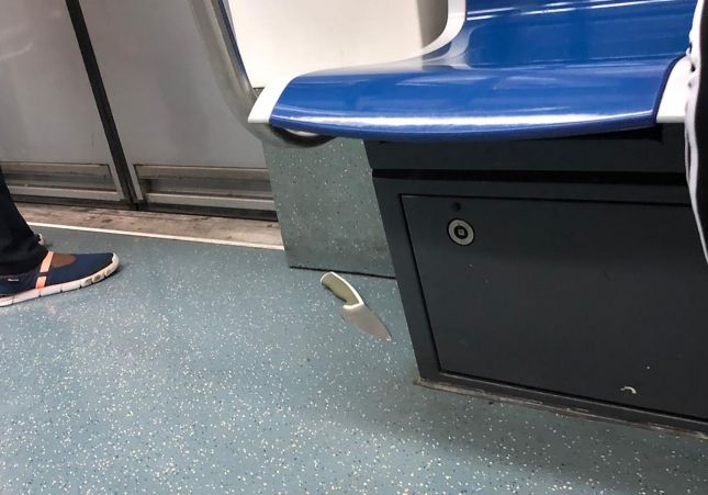 cuchillo metro barcelona detenido cuchillo metro barcelona detenido