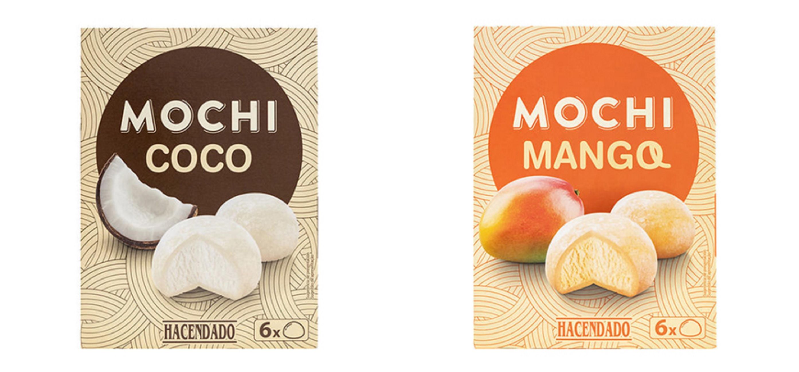 Mochi de coco y de mango / Mercadona Mochi de coco y de mango / Mercadona