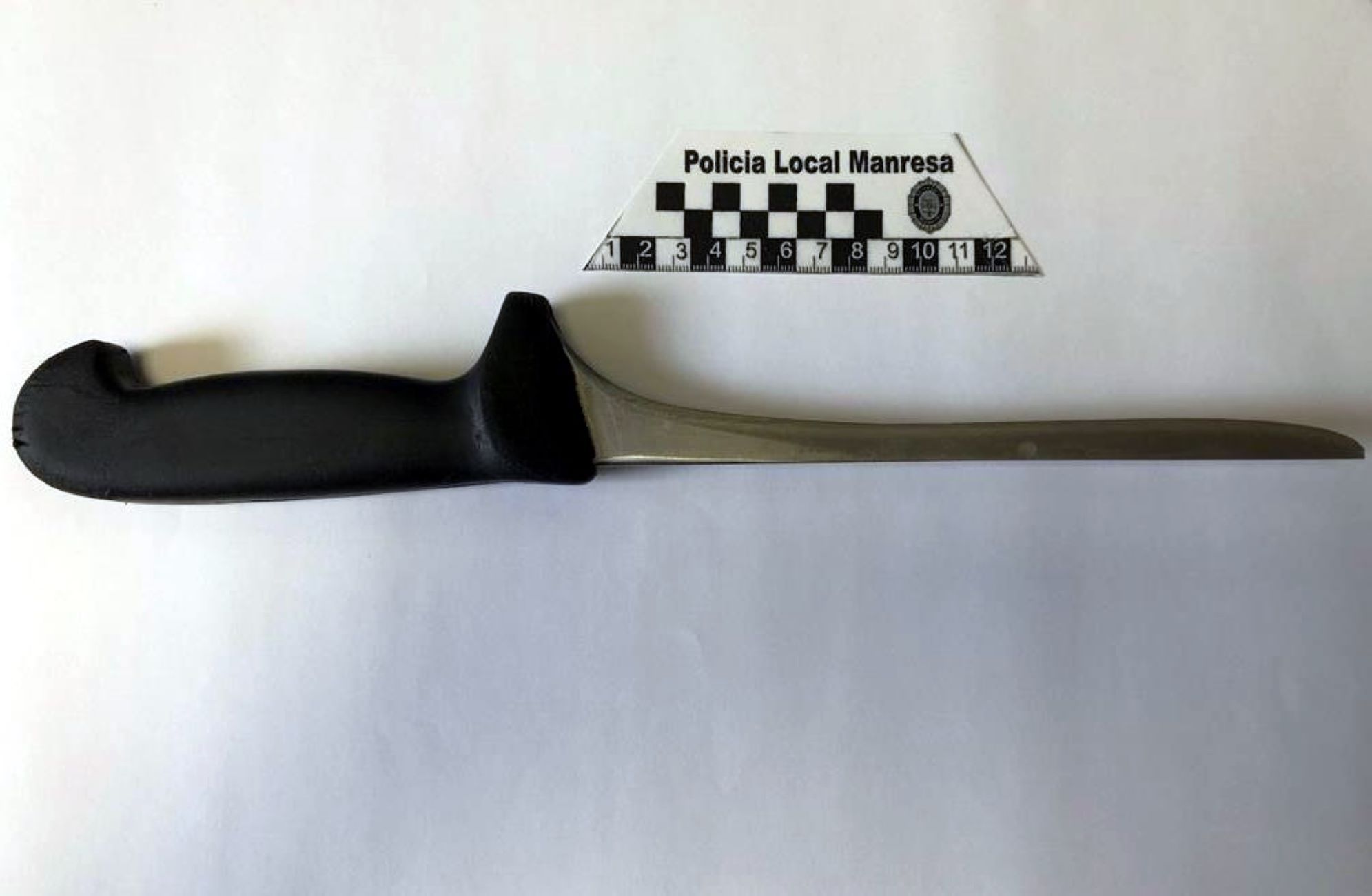 Hombre amenaza cuchillo Manresa / Policía Local de Manresa