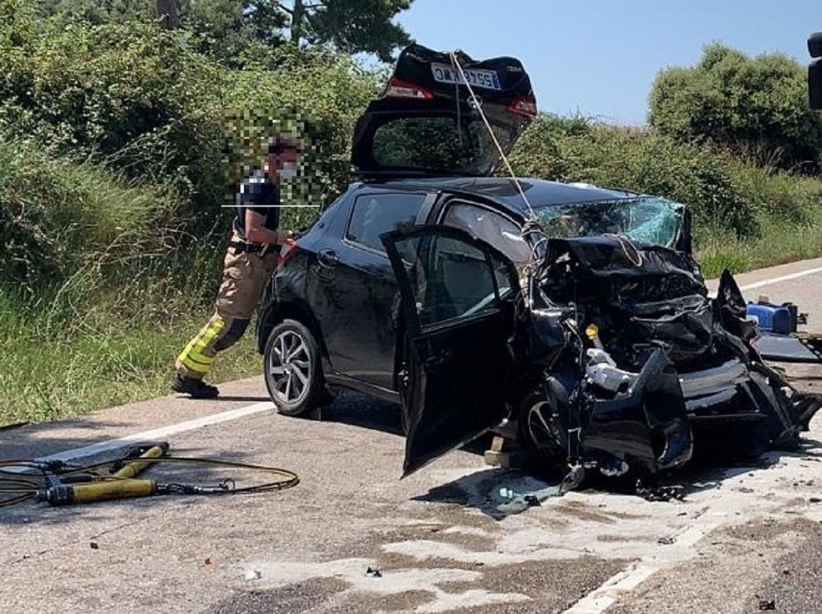 Coche accidente C-55 / SCT Coche accidente C-55 / SCT