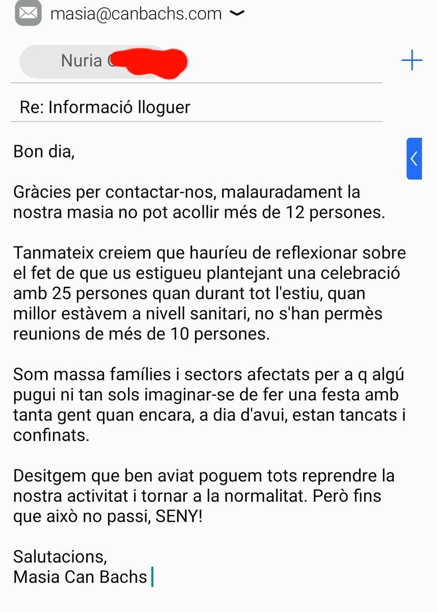 Masia Can Bachs / Coronavirus Masia Can Bachs / Coronavirus