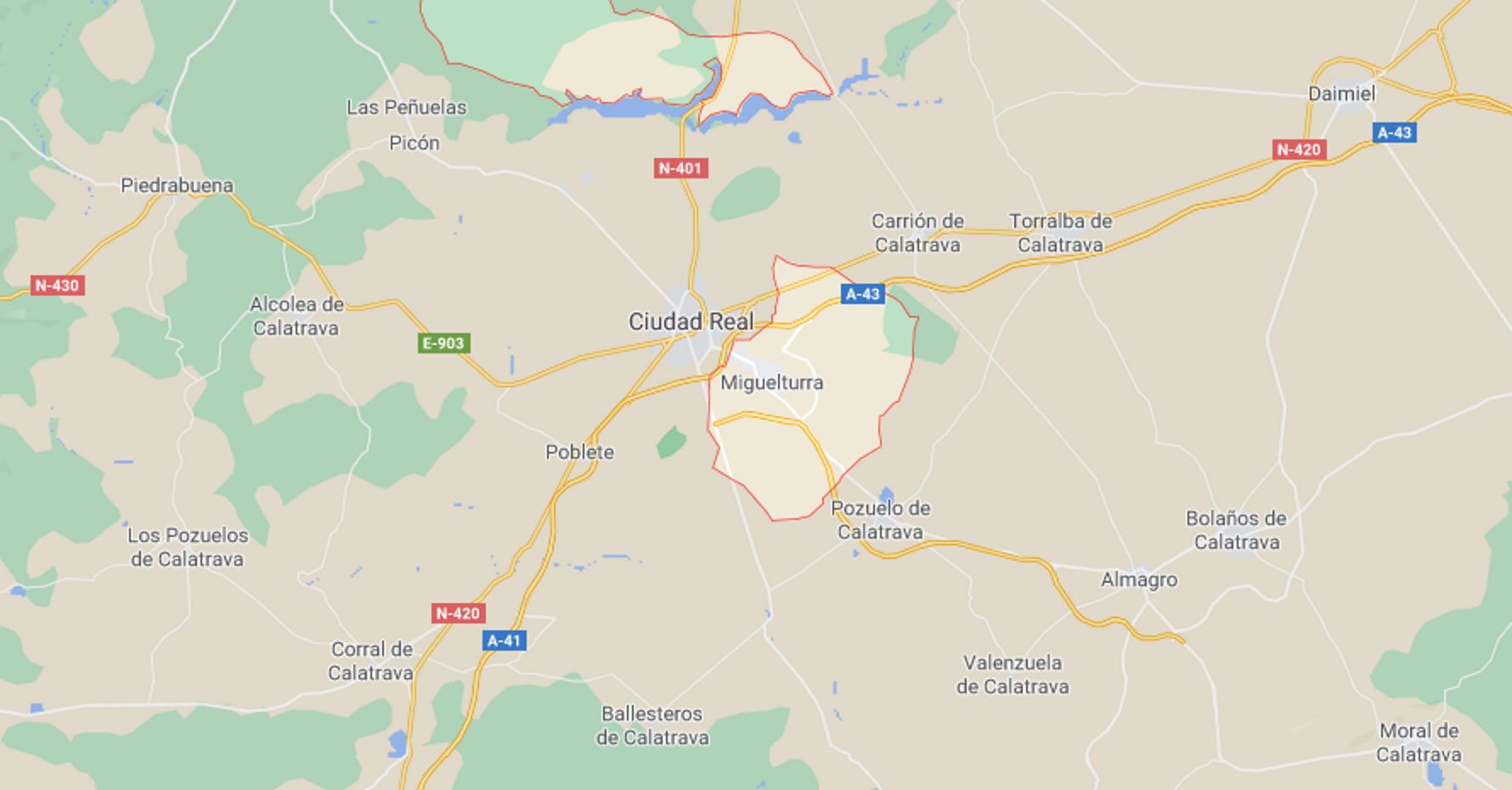 Desaparece el joven de 13 años Cristian Martínez en Miguelturra / Google Maps Desaparece el joven de 13 años Cristian Martínez en Miguelturra / Google Maps
