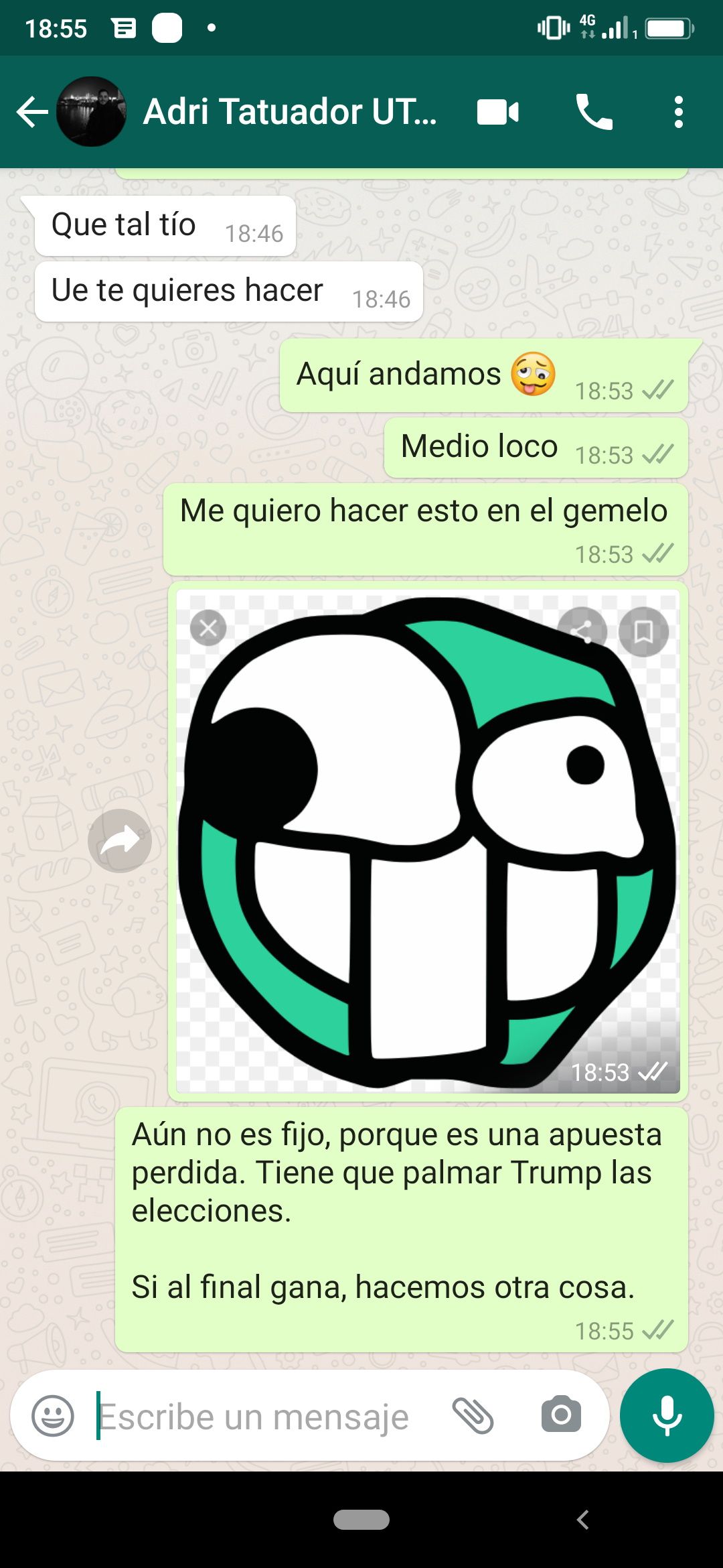 Un usuario de Forocoches pierde una apuesta y se tatúa la pierna / Forocoches Un usuario de Forocoches pierde una apuesta y se tatúa la pierna / Forocoches