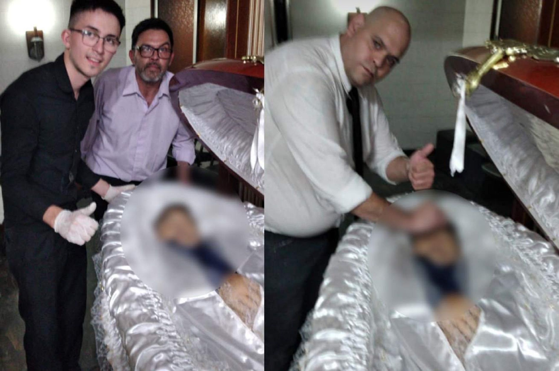 Trabajadores funeraria / Twitter NlCovid Trabajadores funeraria / Twitter NlCovid