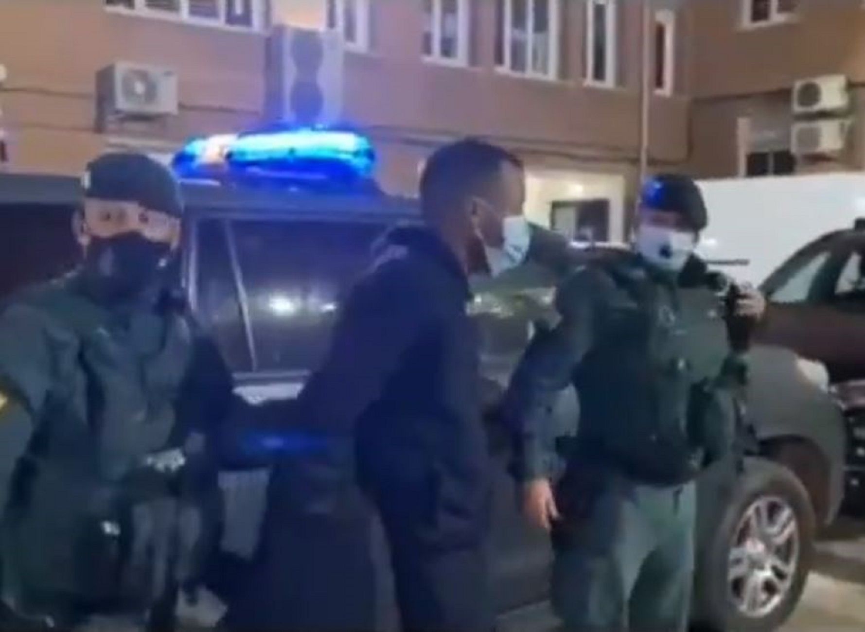 Melillero vídeo detención / Guardia Civil