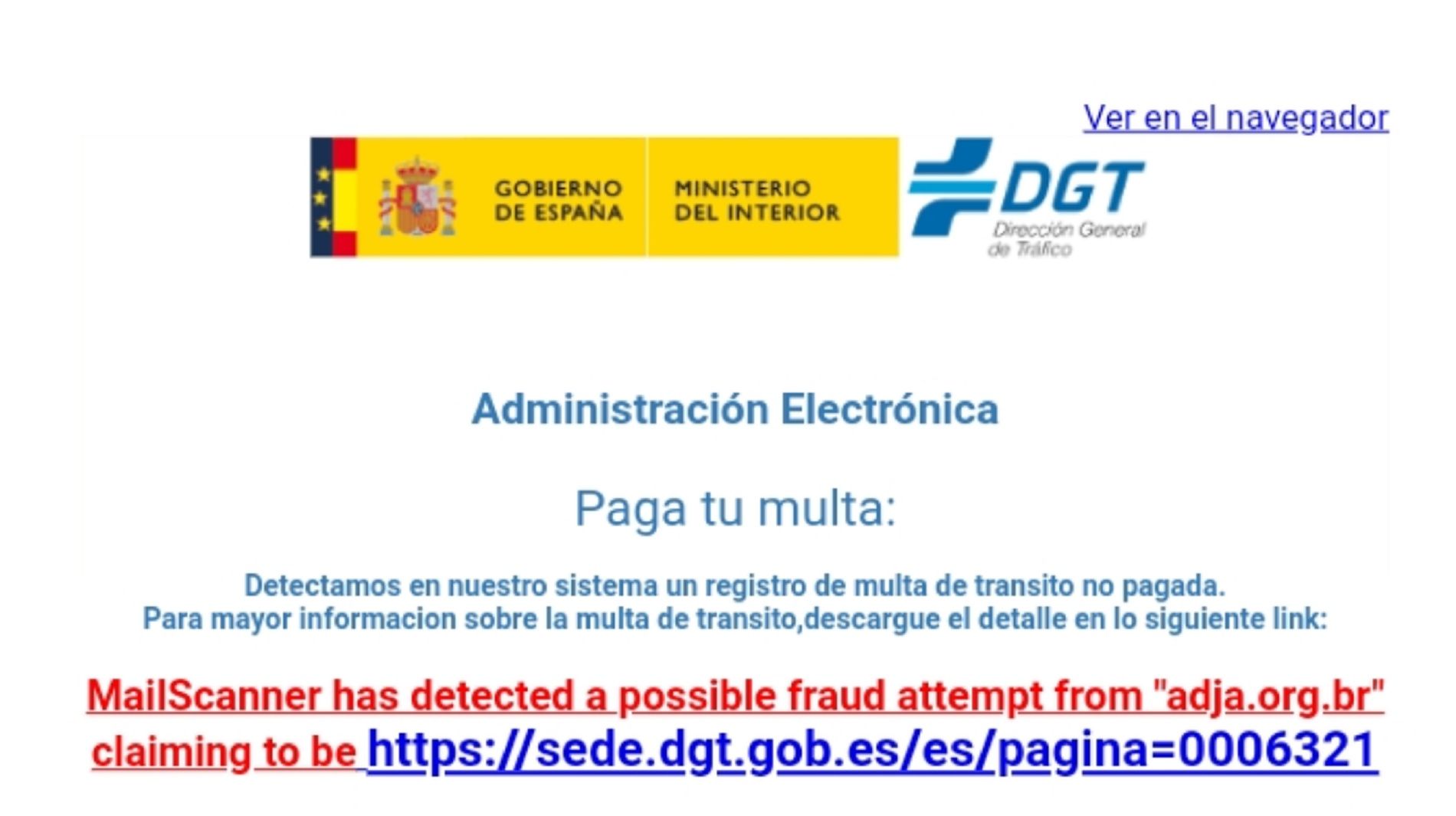 Estafa DGT / DGT Estafa DGT / DGT