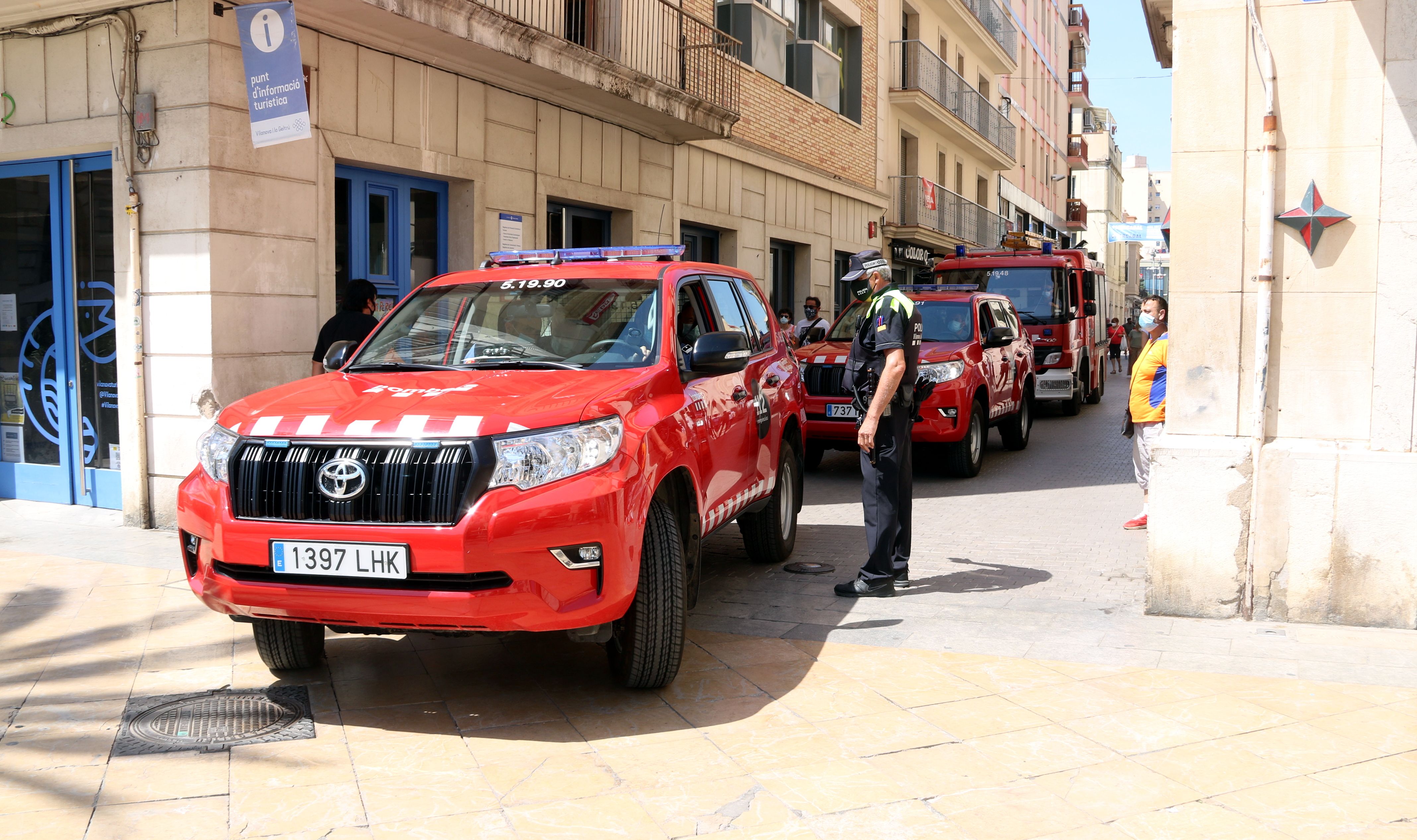 Bomberos Vilanova i la Geltrú / ACN Bomberos Vilanova i la Geltrú / ACN