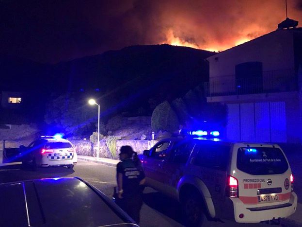 incendio llançà - proteccio civil