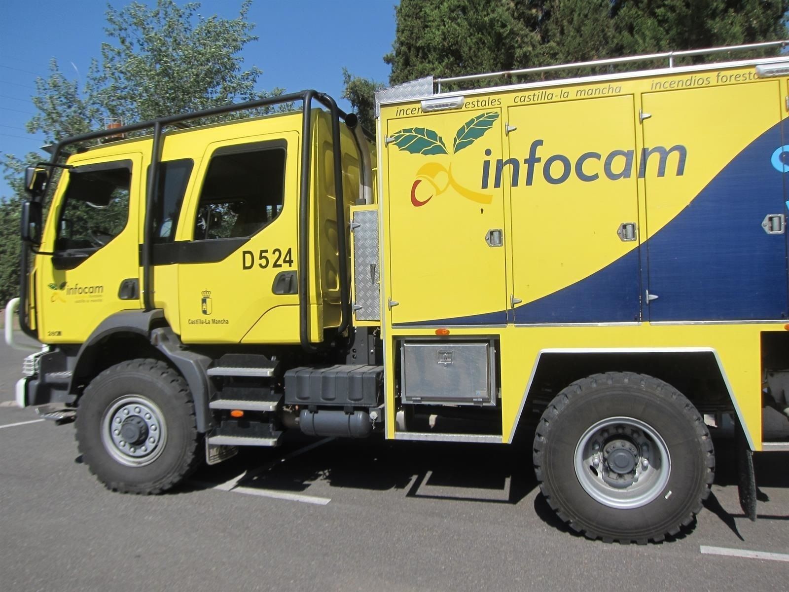 Camió Infocam d'extinció d'incendis Castella-La Mancha / EP Camió Infocam d'extinció d'incendis Castella-La Mancha / EP