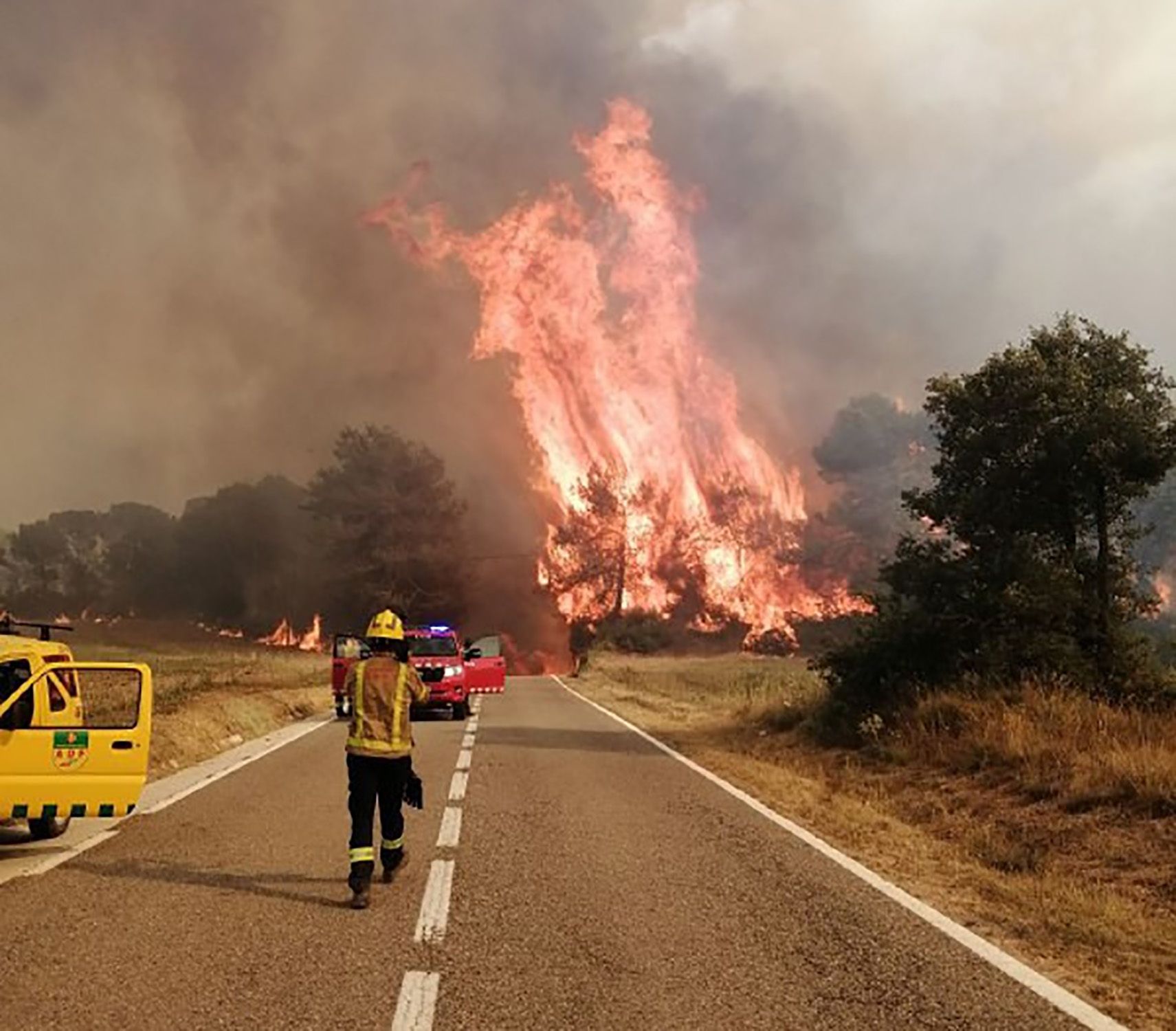Incendio SantaColoma Incendio SantaColoma