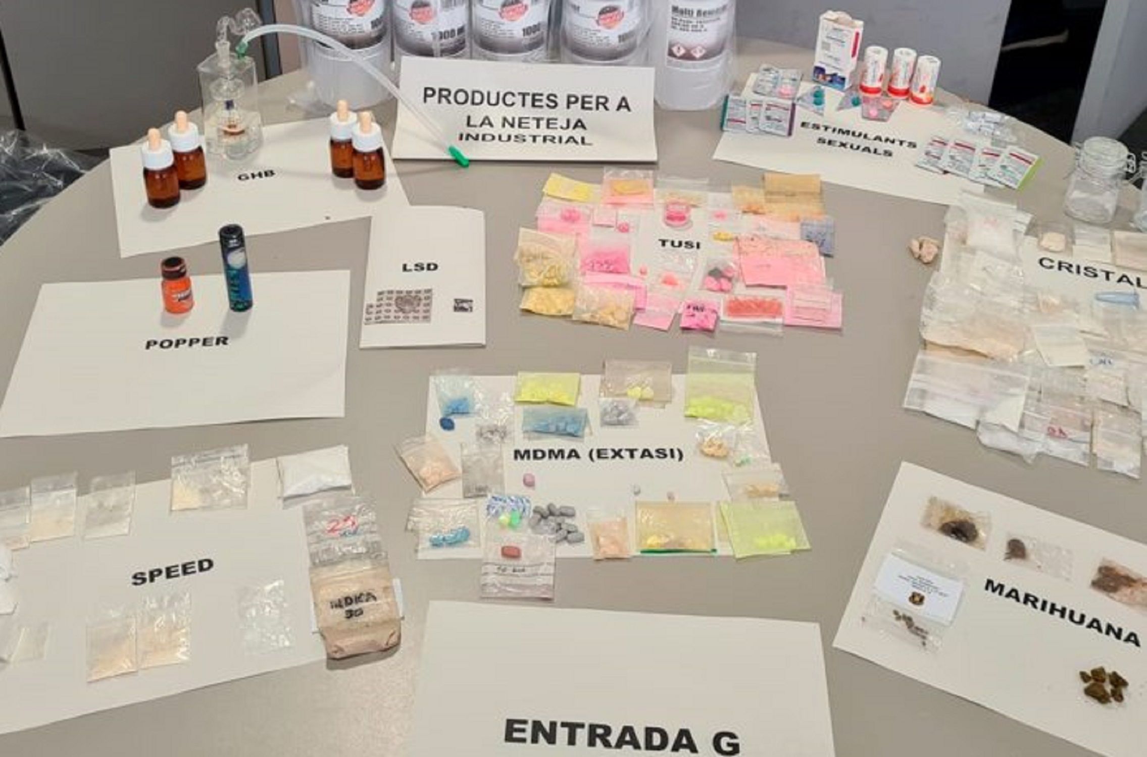 Drogues detenció / Mossos d'Esquadra Drogues detenció / Mossos d'Esquadra