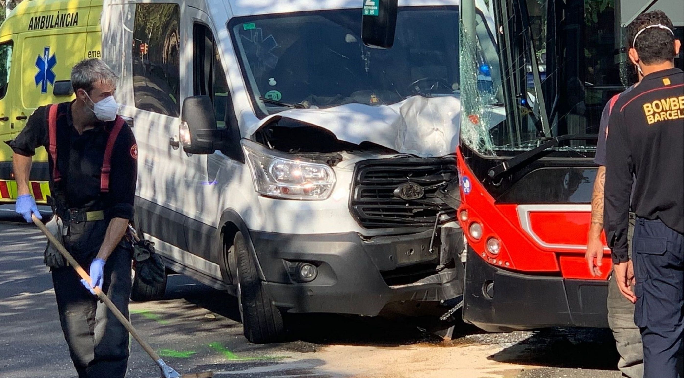 Accident Barcelona / Betevé Accident Barcelona / Betevé