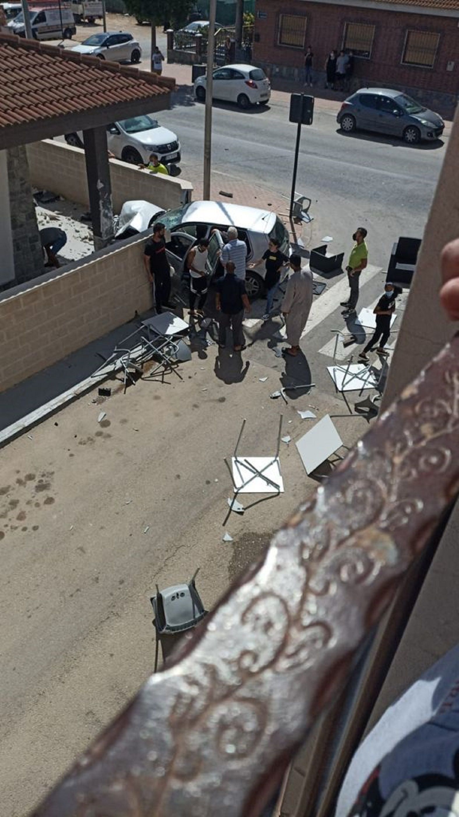 Accident Roldán / @ondaregional Accident Roldán / @ondaregional