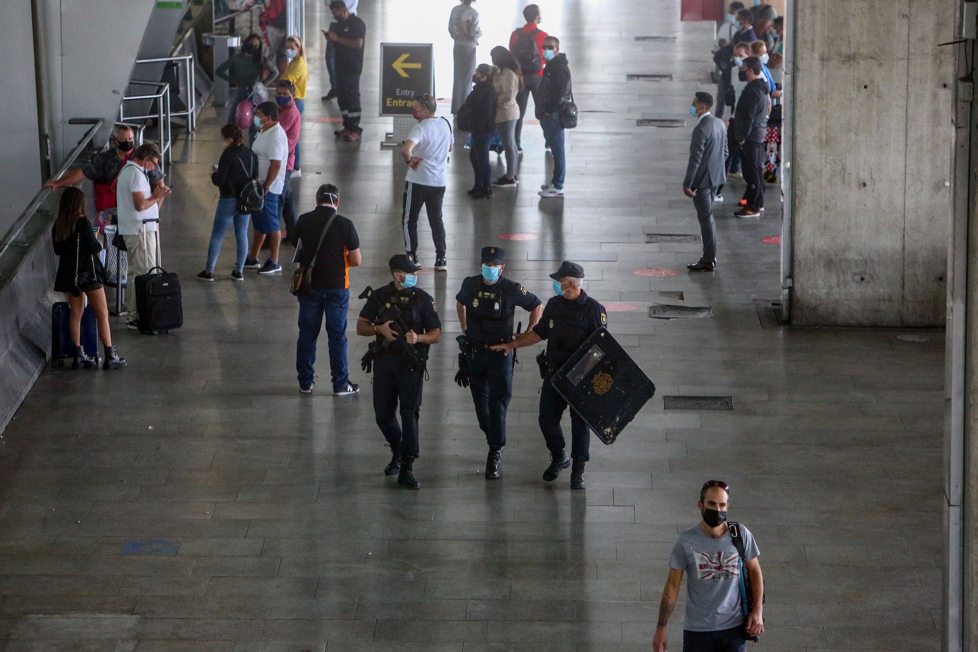 Policia Nacional aeroport Madrid / Europa Press