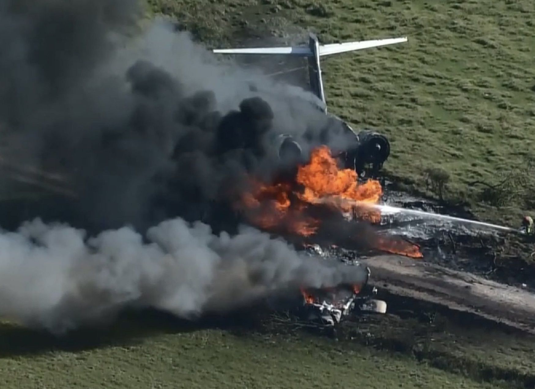 Accidente Texas avión / RRSS