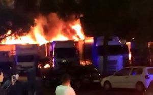 Incendio camiones Reus