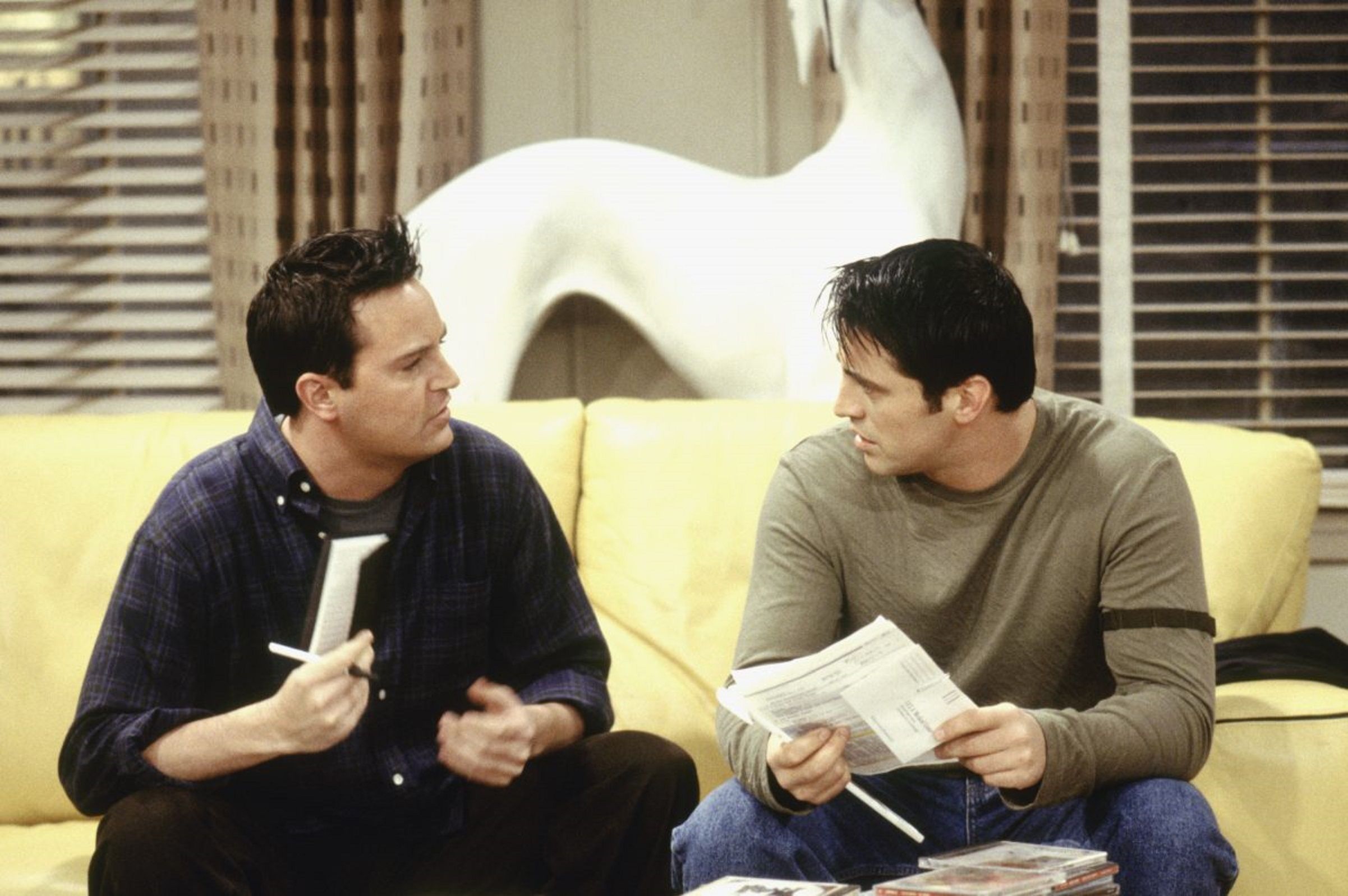 El beso de Chandler y Joey también fue vetado / Archivo