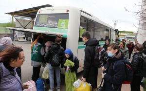 Autobus refugiados Ucrania / Europa Press