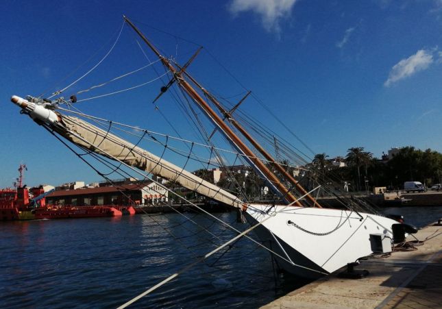 Accidente Puerto Tarragona Salvamento Marítimo / Bombers de la Generalitat