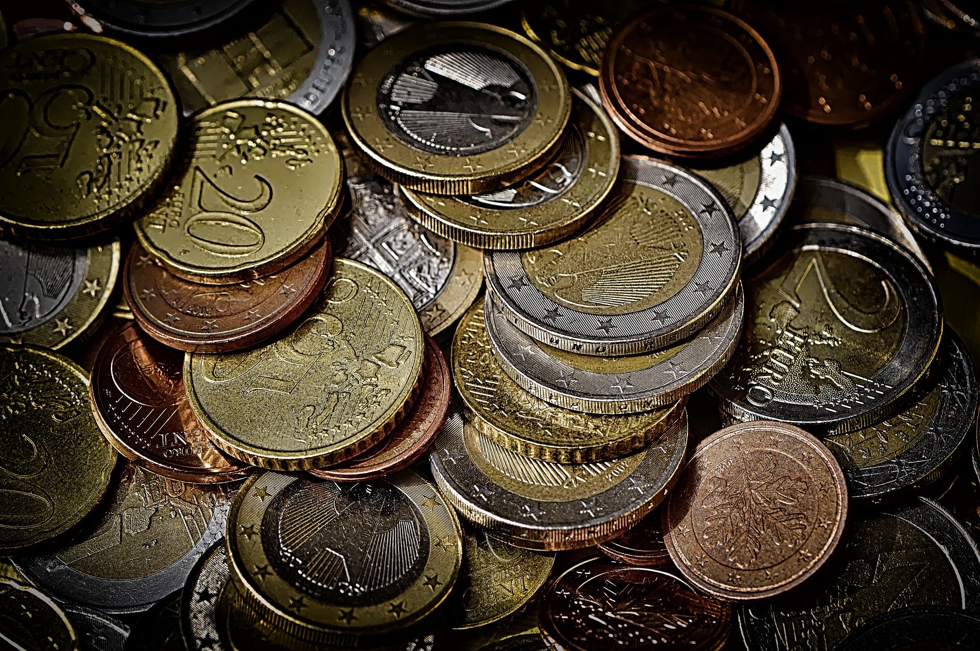 monedas euro - pixabay