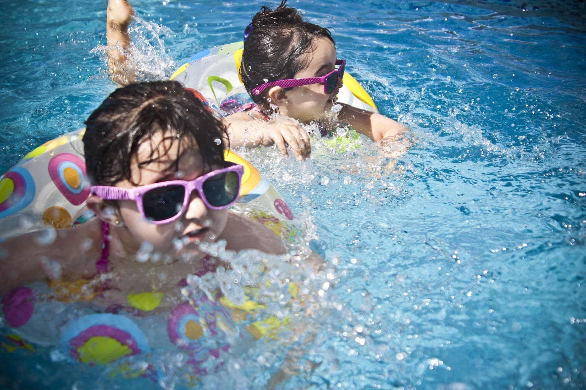 nenes piscina inflables - pixabay