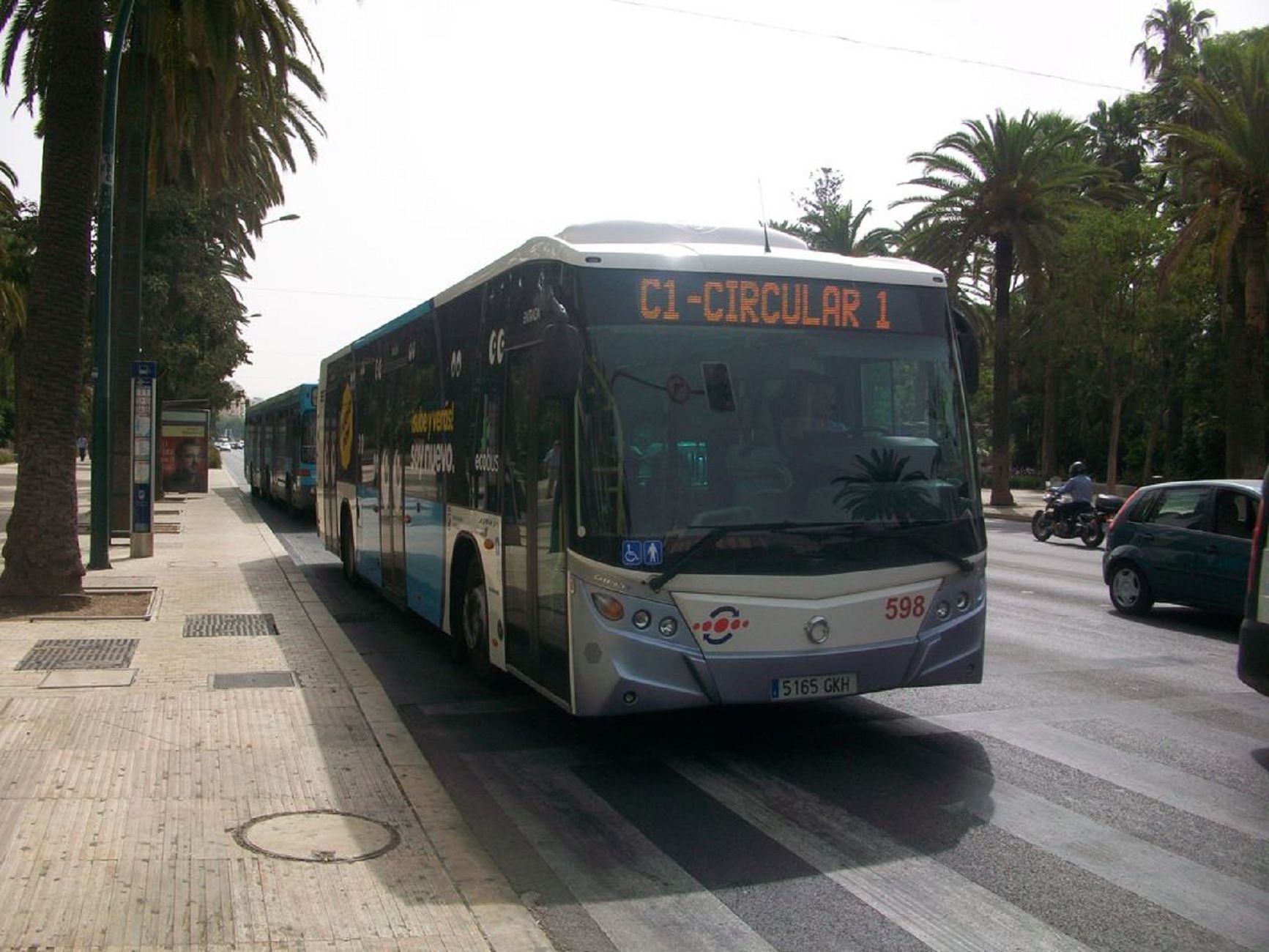 autobus  malaga