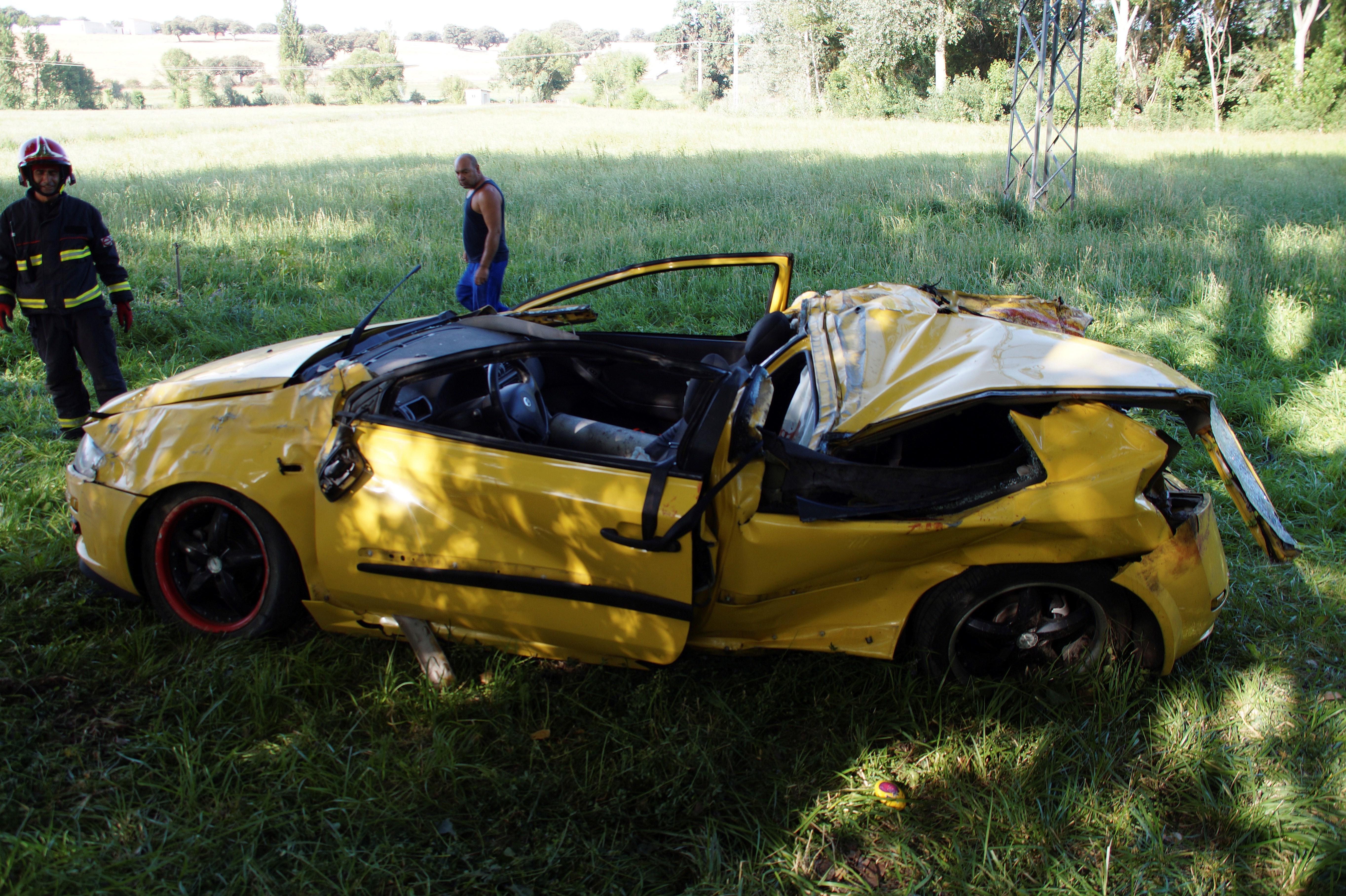 Accidente coche Salamanca