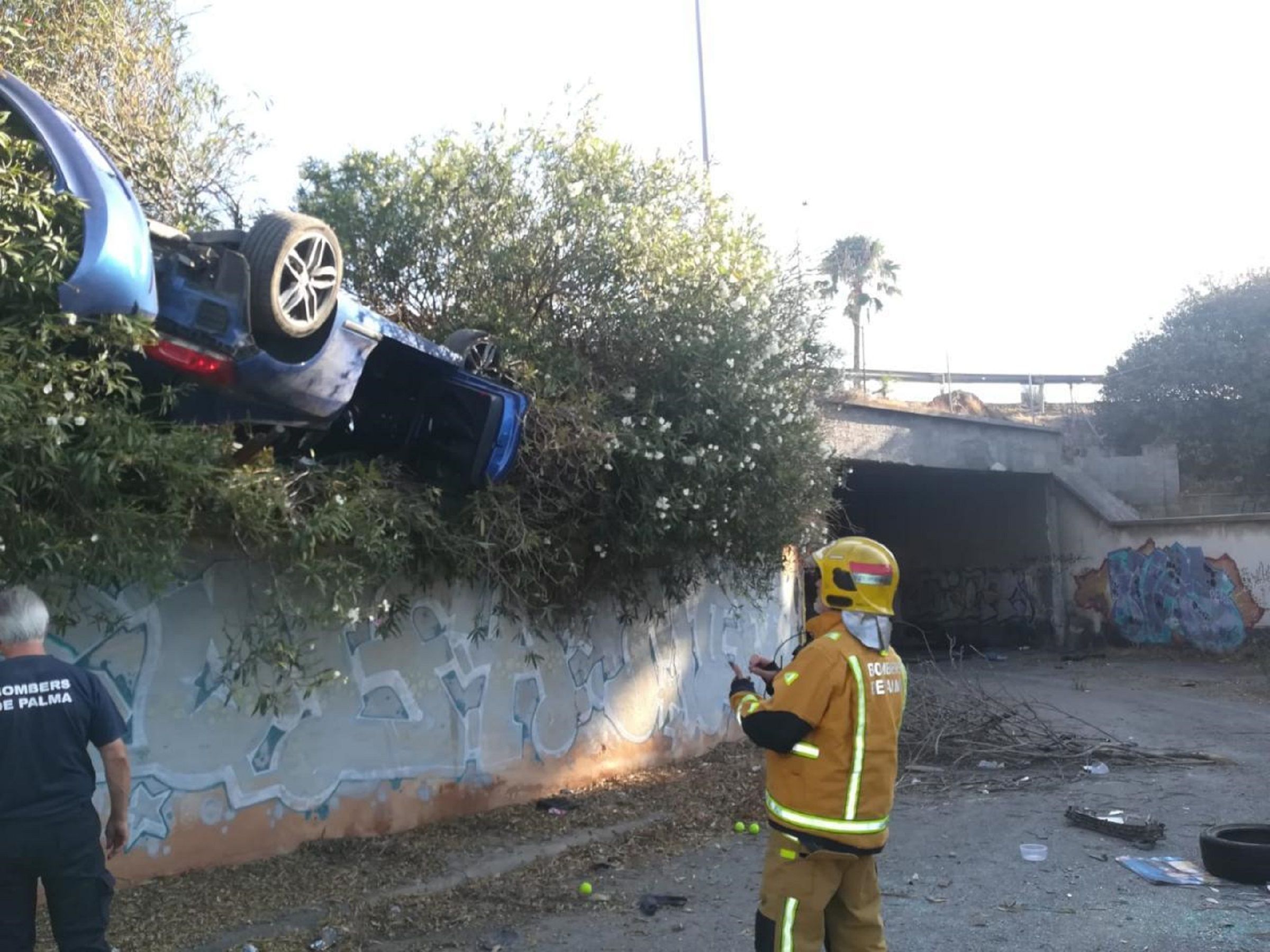 accident Palma de Mallorca Bombers