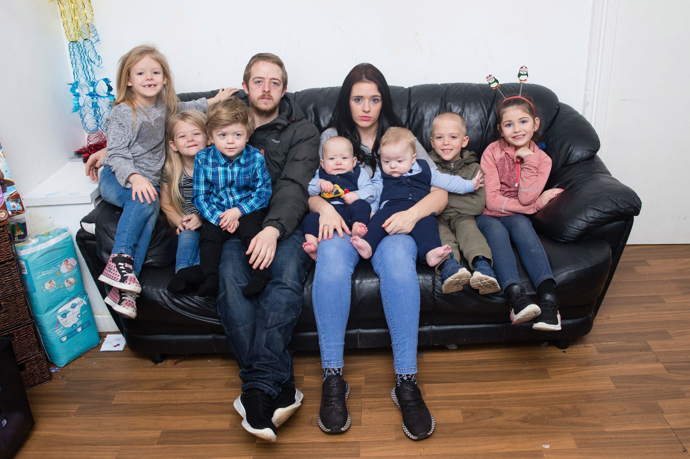 Ryan, Jenny y sus siete hijos