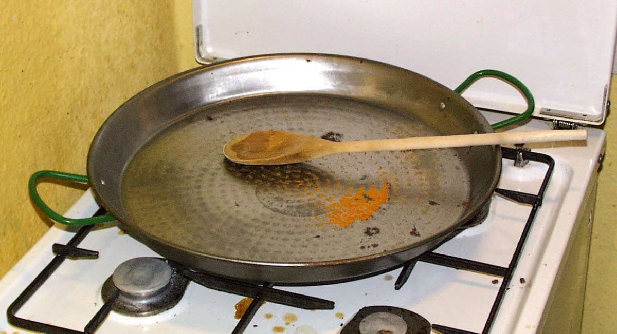 Sartén para paella