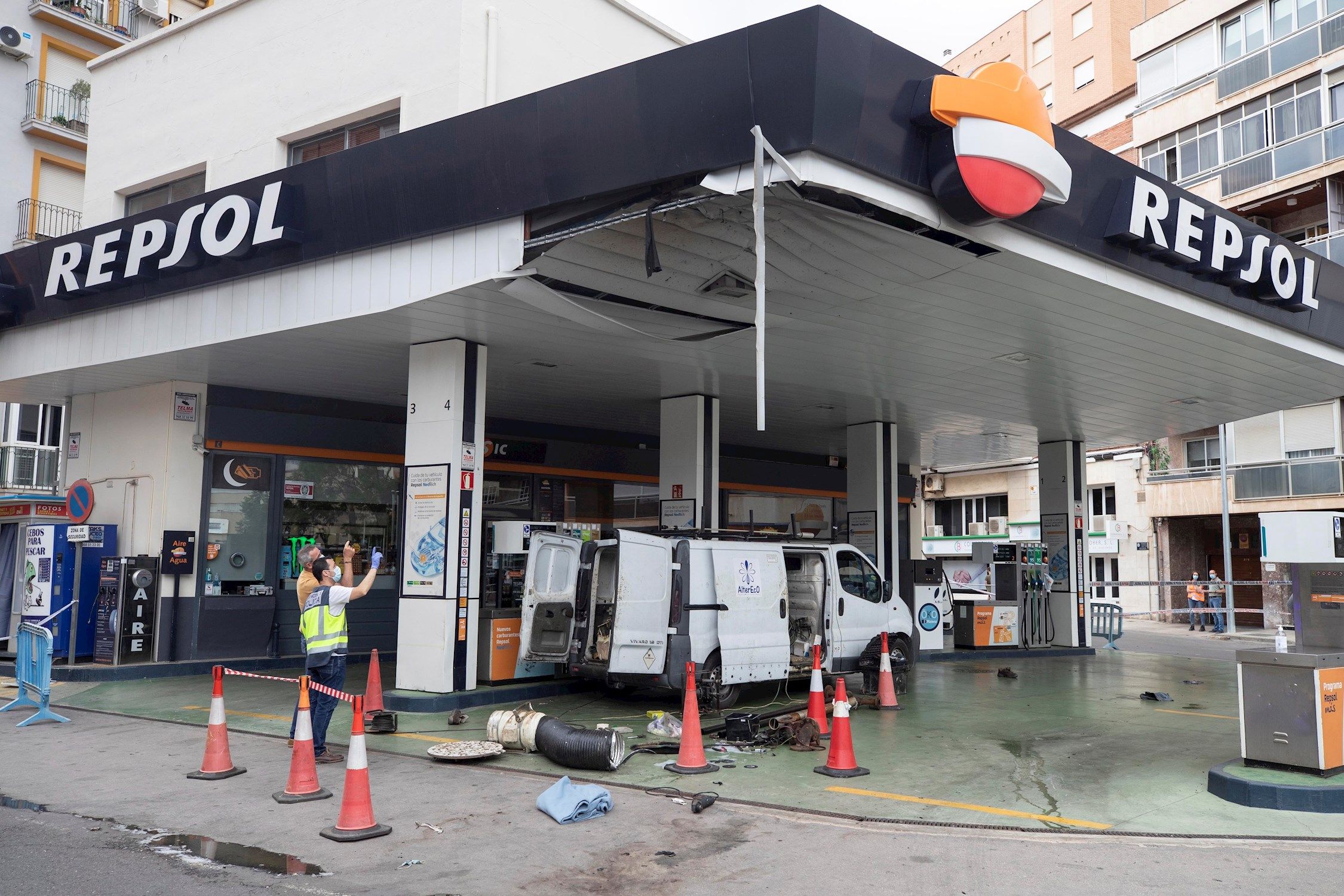 Explosión Gasolinera Cartagena / EFE_Marcial Guillén