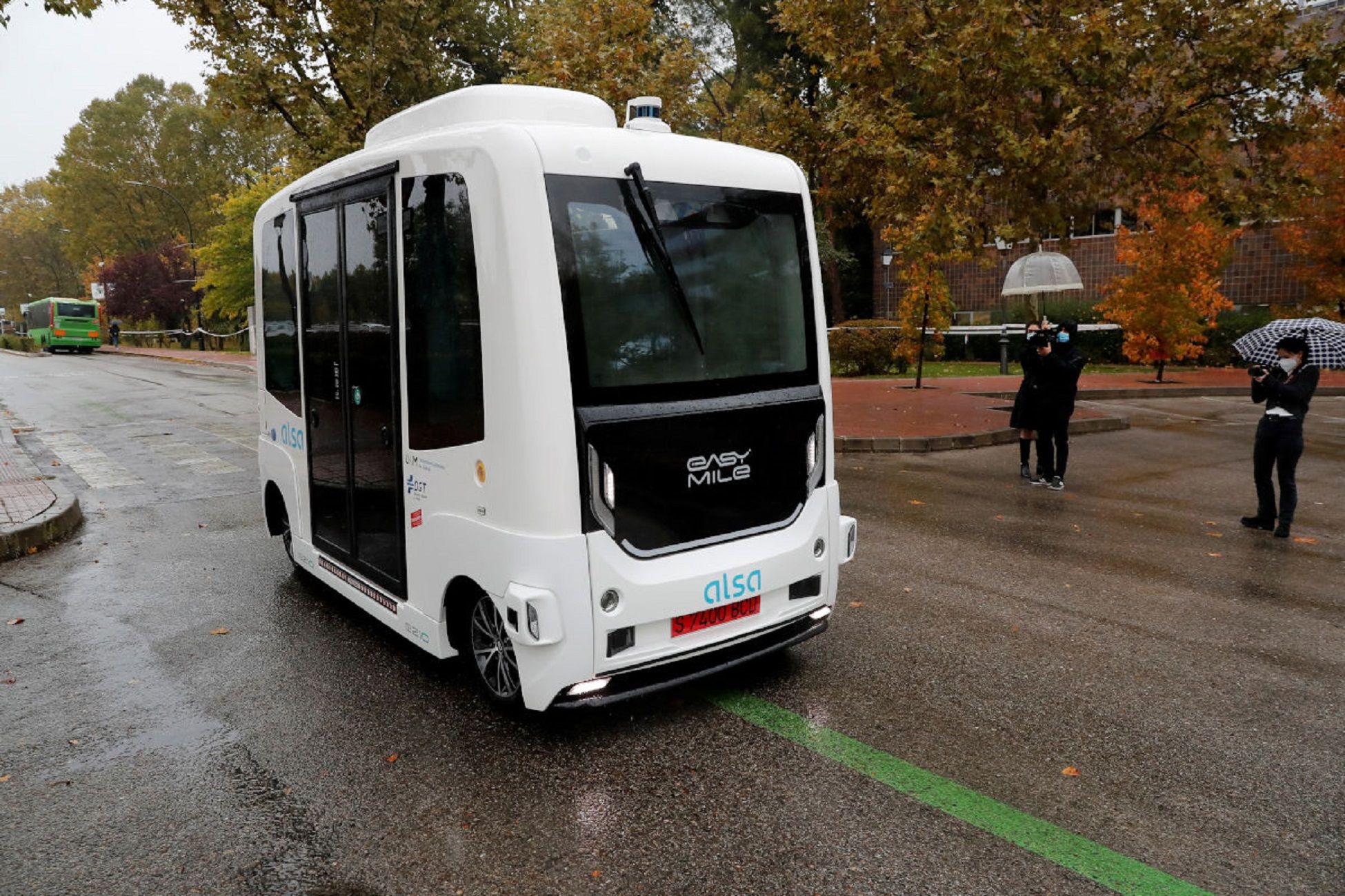 Autobús sin conductor Madrid / EFE
