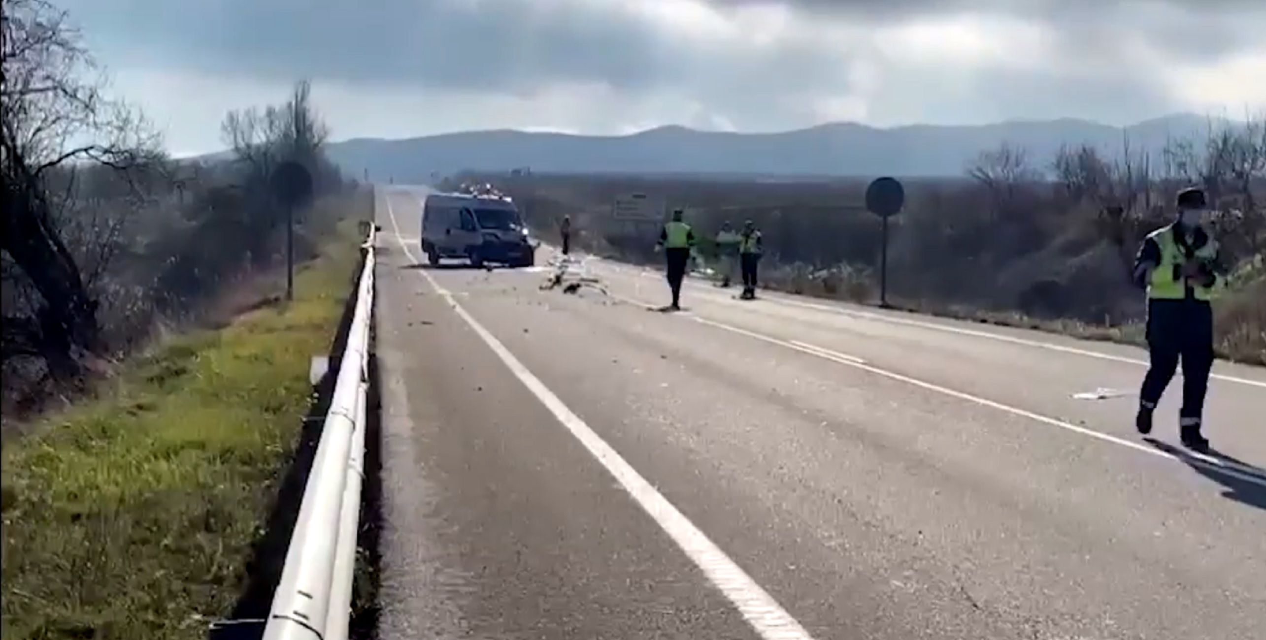 Tragedia en la carretera, mueren dos chicos de 16 y 18 años en La Rioja / Foto: captura pantalla TVR