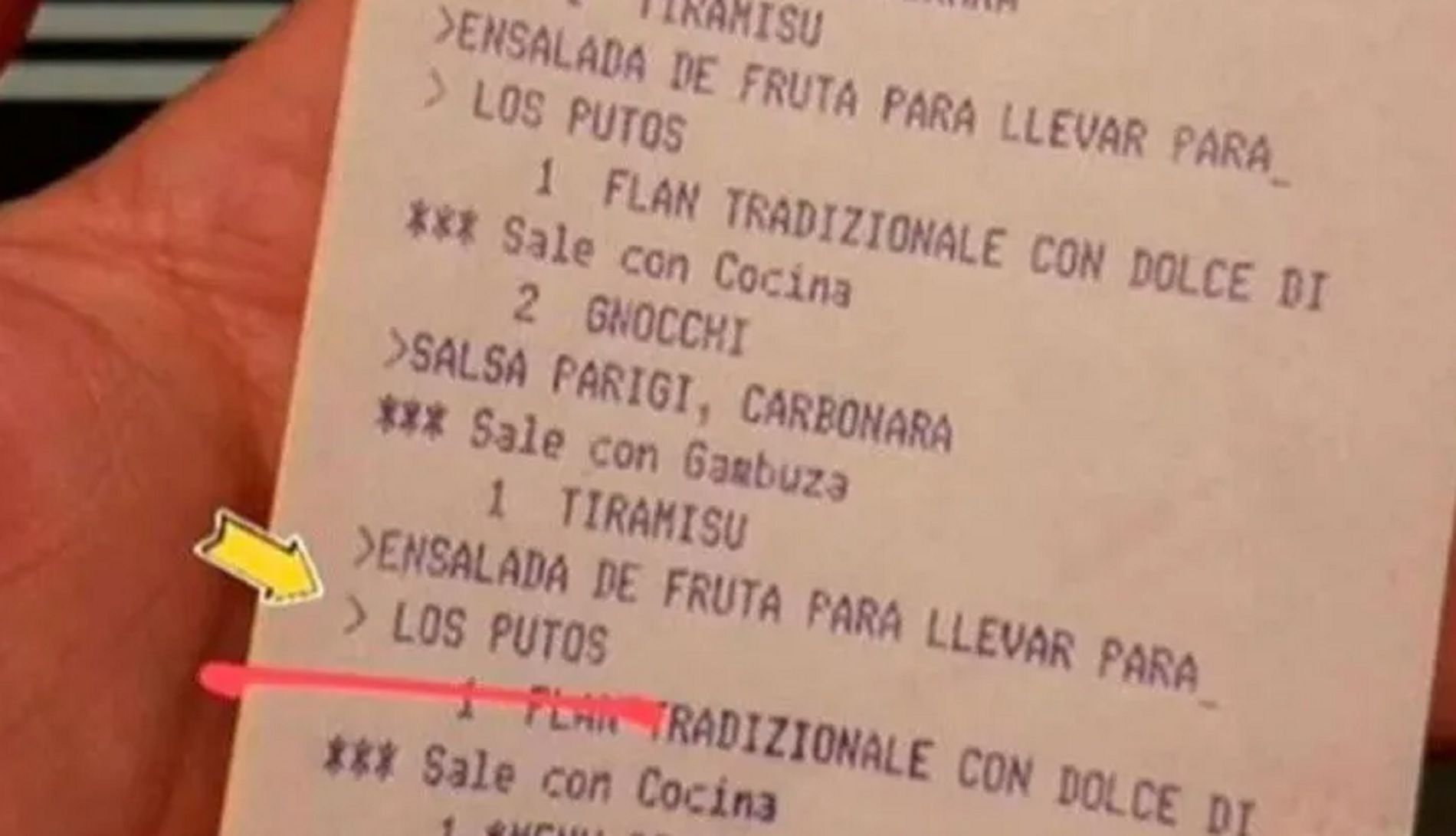 Ticket viral Córdoba / Twitter