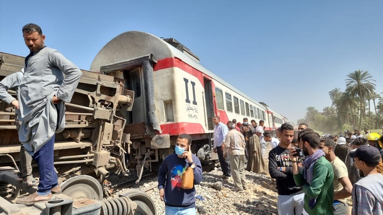 Accident tren Egipte / Efe