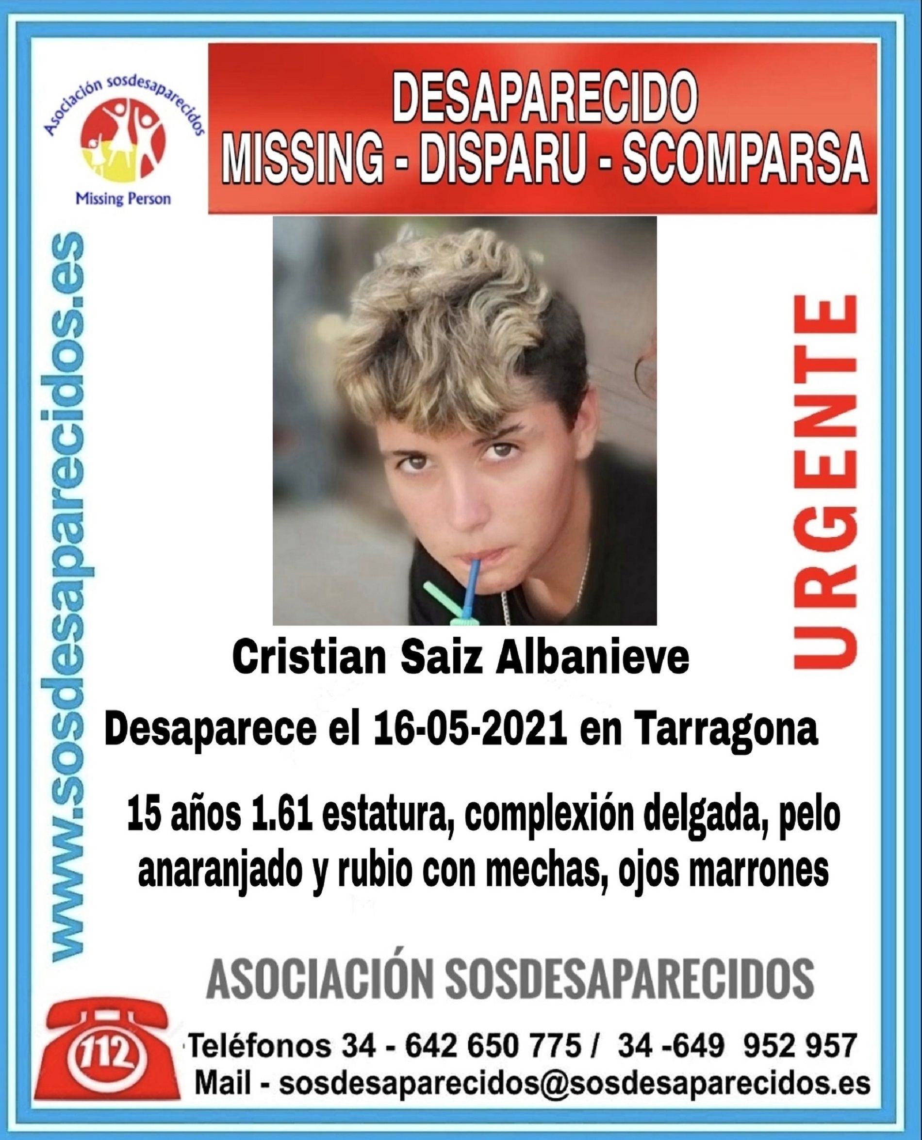  Cristian Saiz Albanieve / SOS Desaparecidos