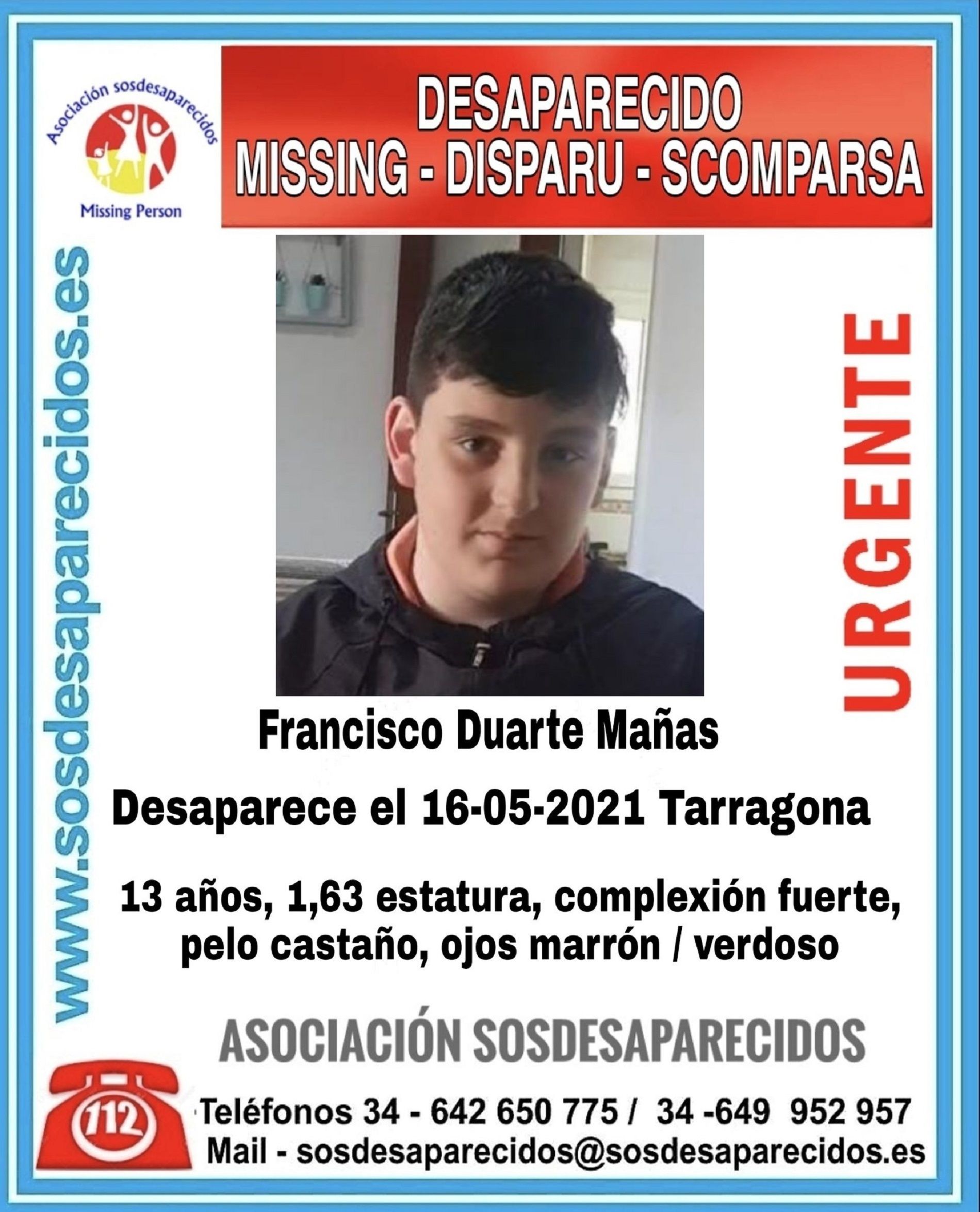  Francisco Duarte Mañas / SOS Desaparecidos