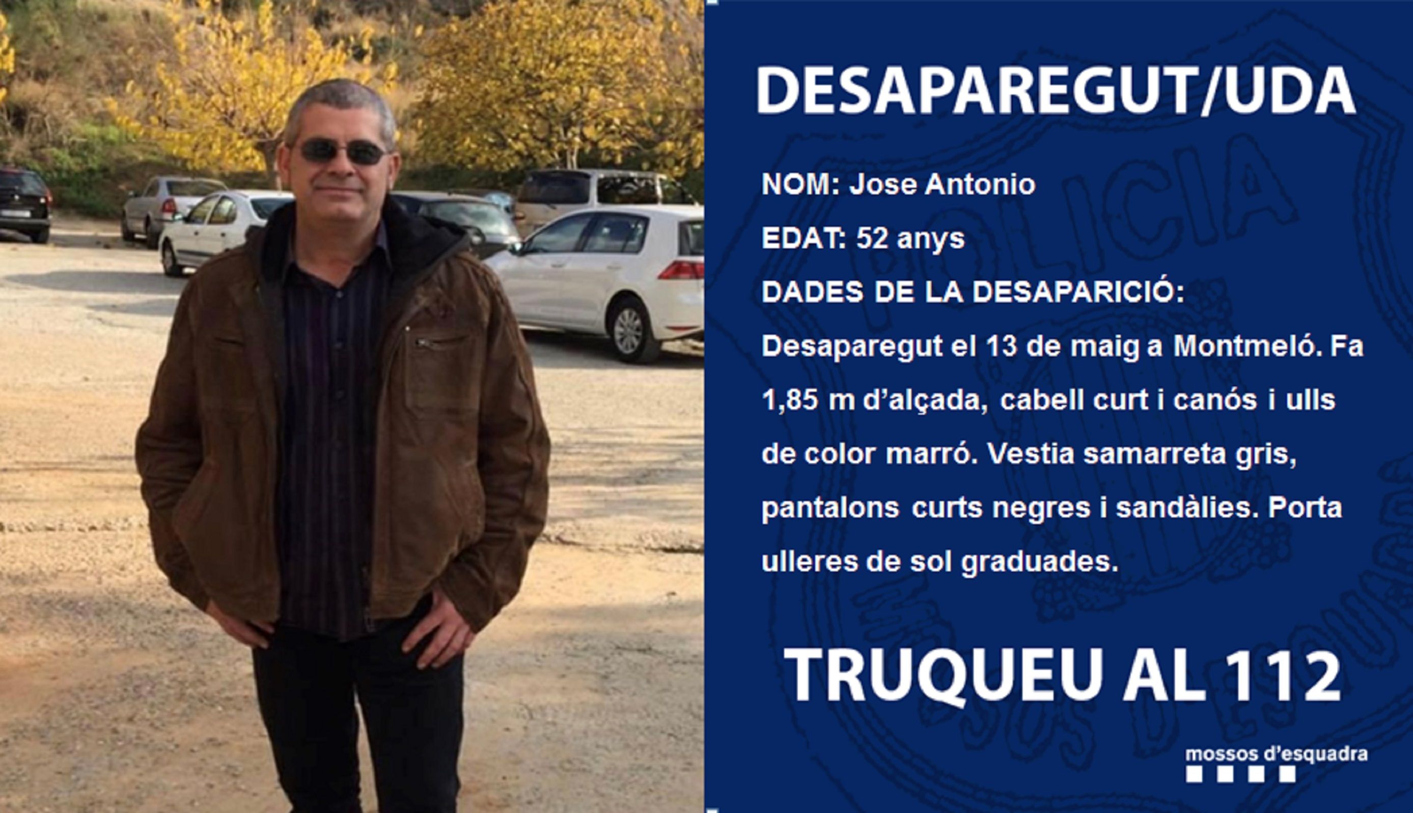 Jose Antonio desaparecido / Mossos