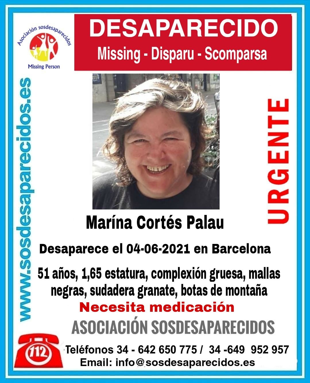Marina Cortés / SOS Desaparecidos