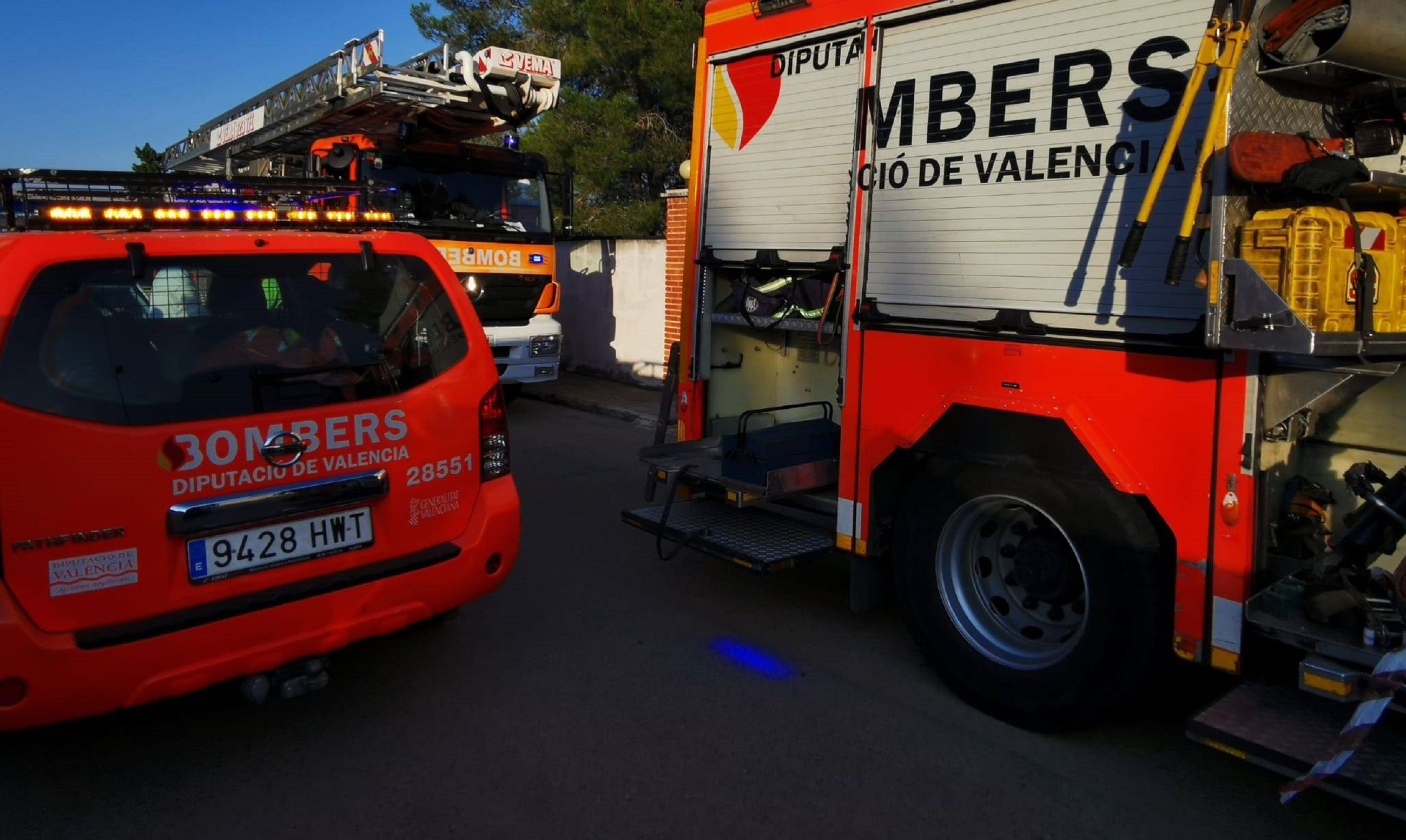 Incendi Alberic / Bombers València