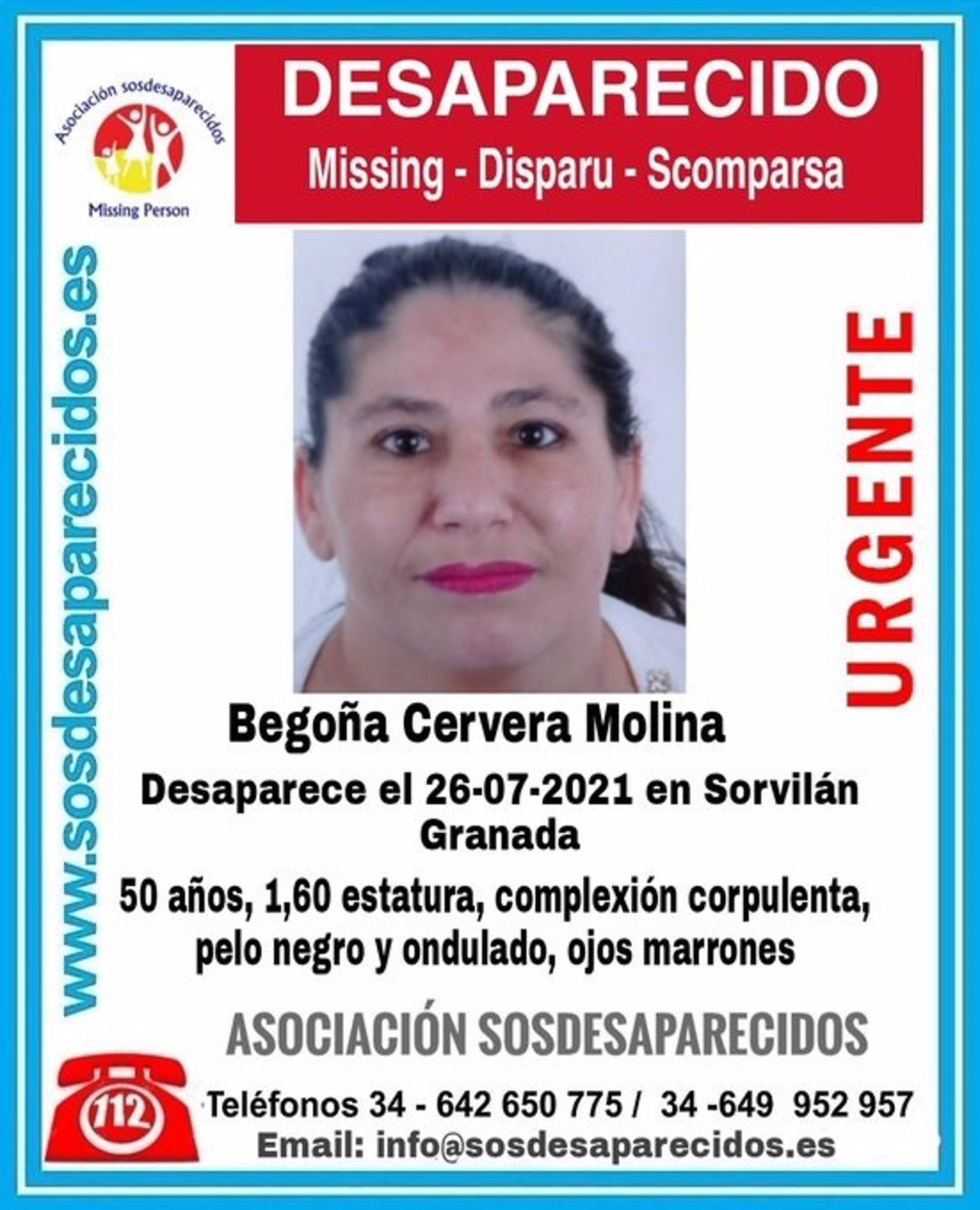 Desaparició Sorvilán / SOS Desapareguts