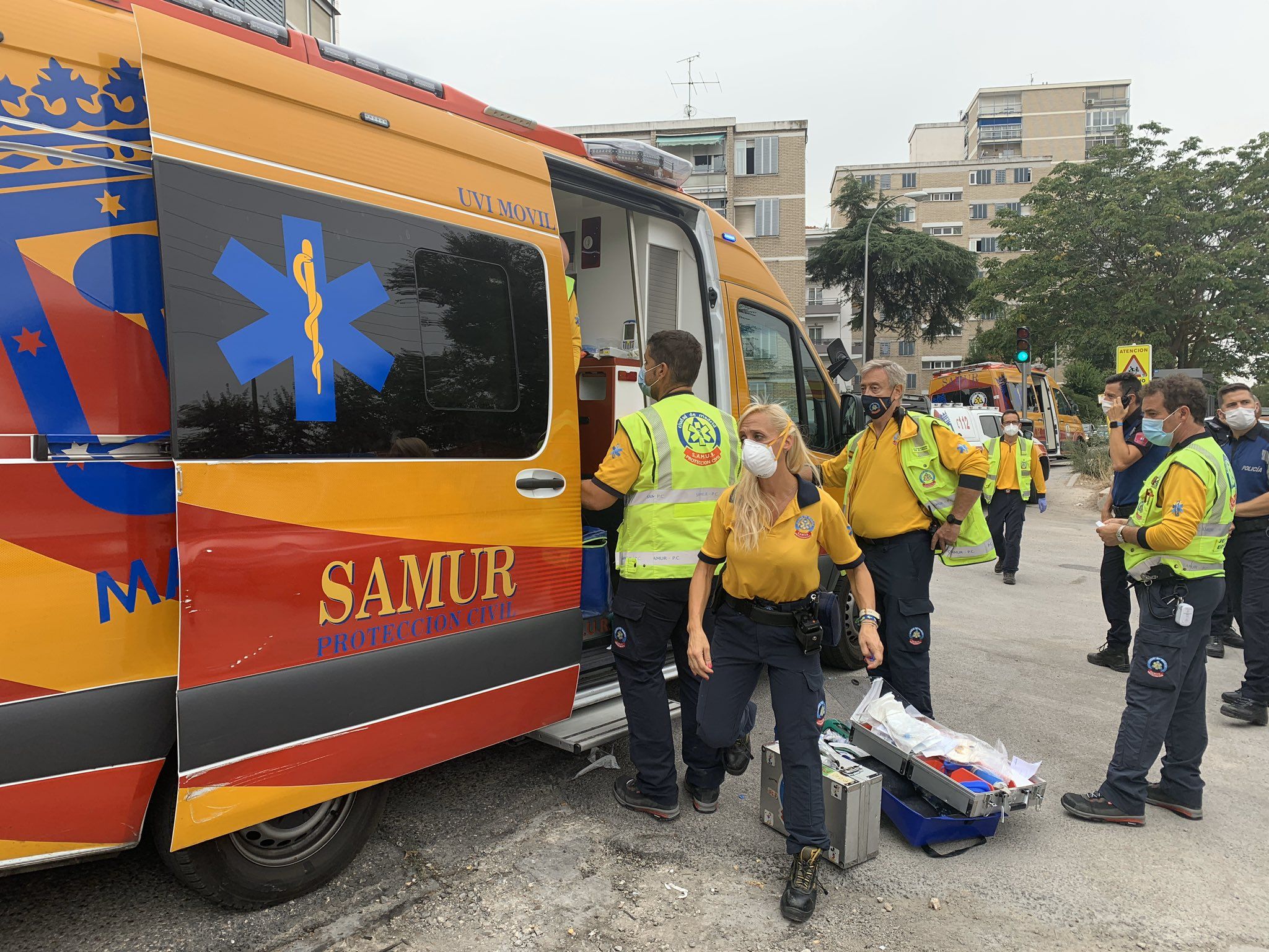 Sanitarios del Samur / Emergencias Madrid