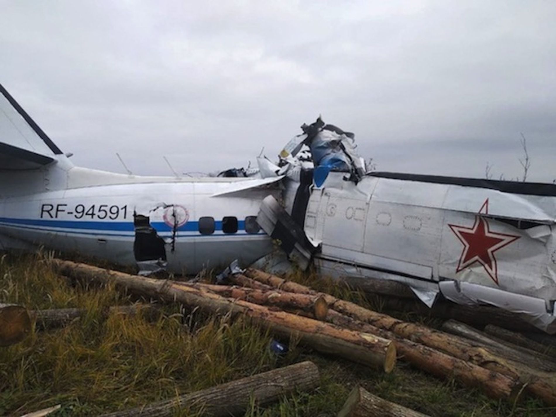 Accidente avión Rusia