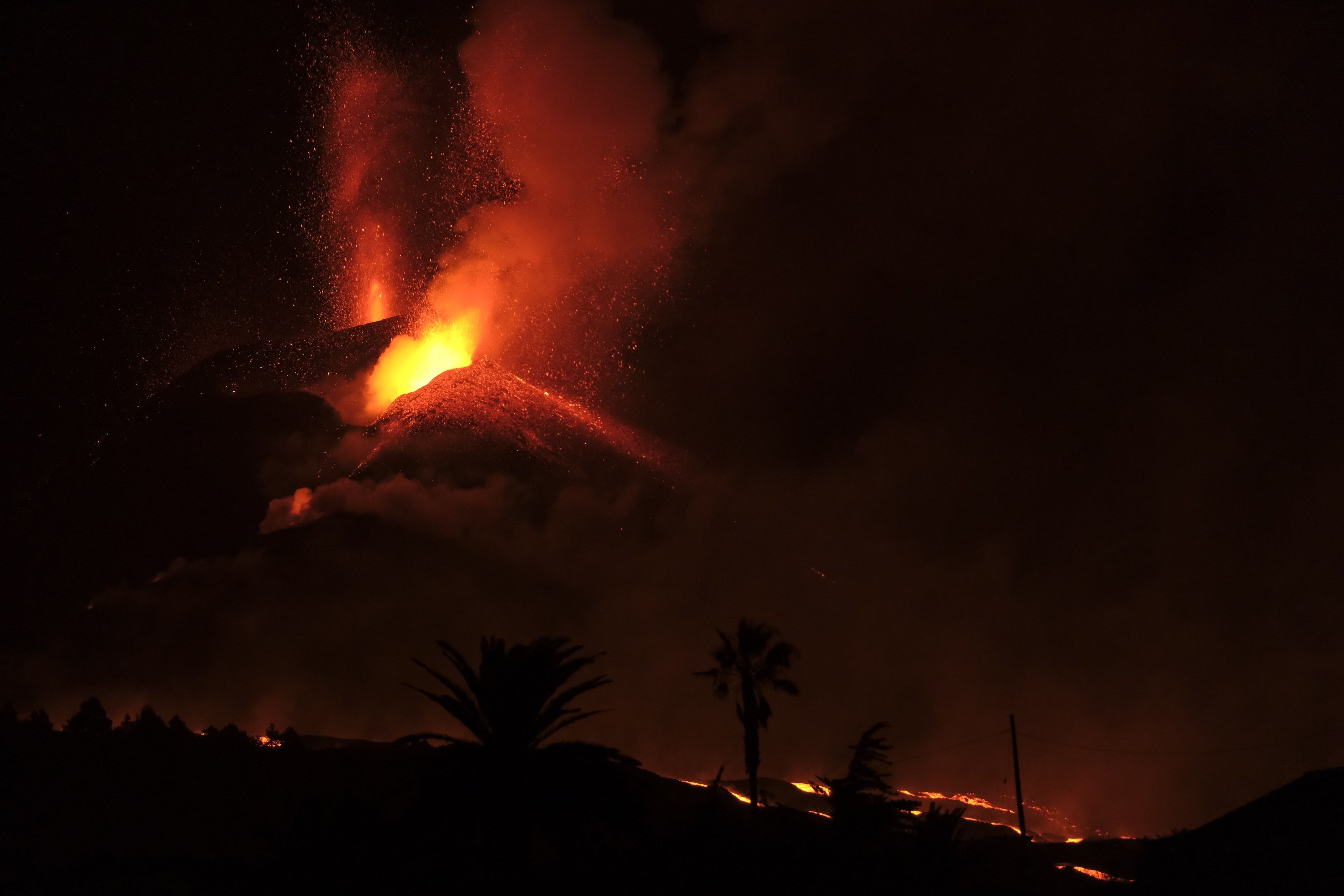 Erupción volcán La Palma / EFE