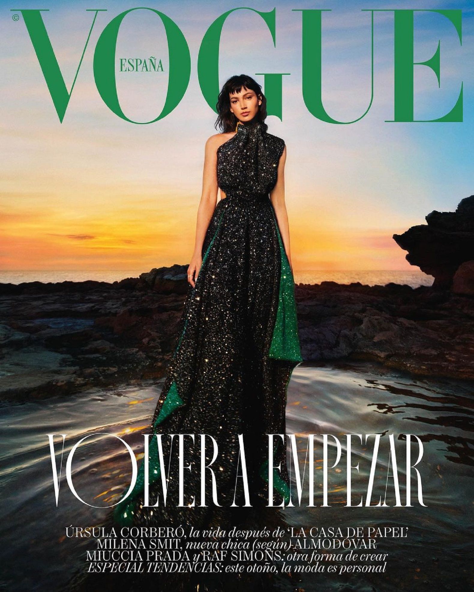 Úrsula Corberó com a portada de Vogue