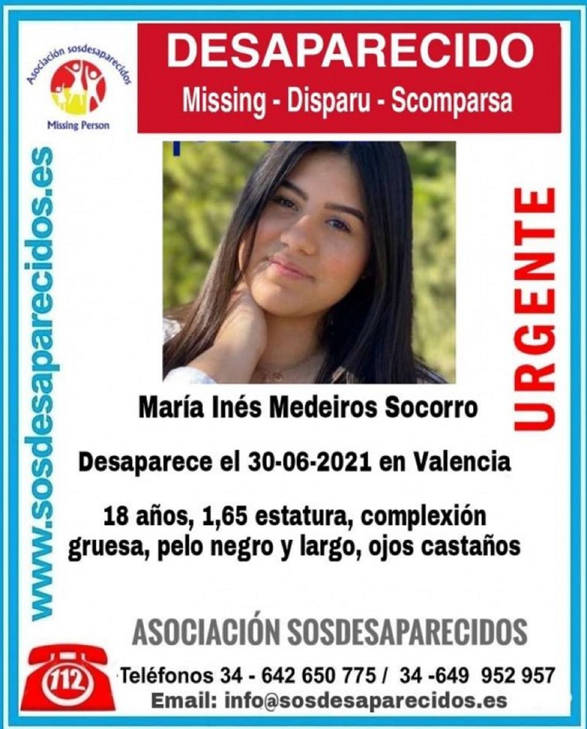 María Inés Madeiros / SOS Desaparecidos