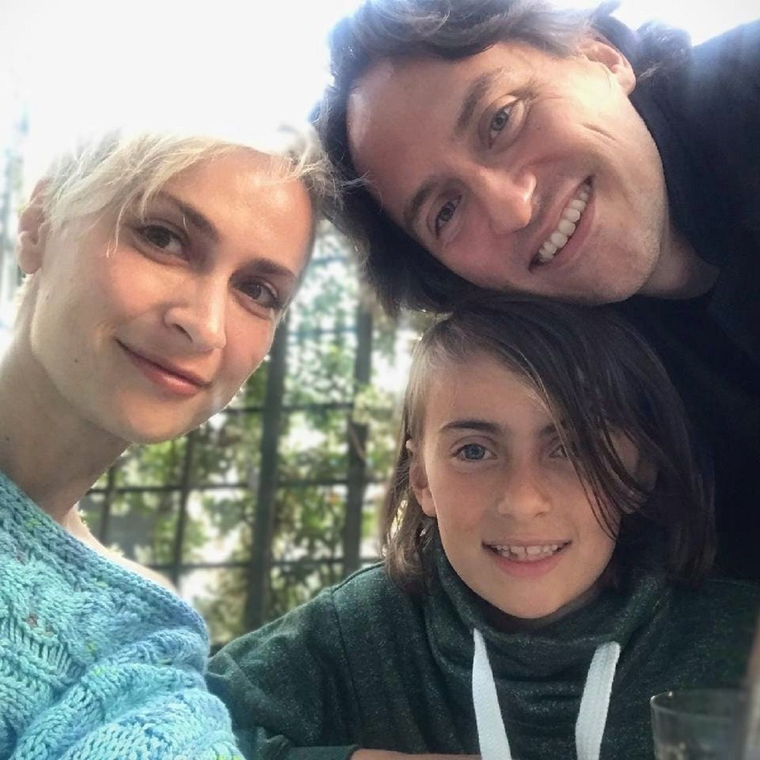 Halyna i Matthew Hutchins amb el seu fill, Andros / Instagram