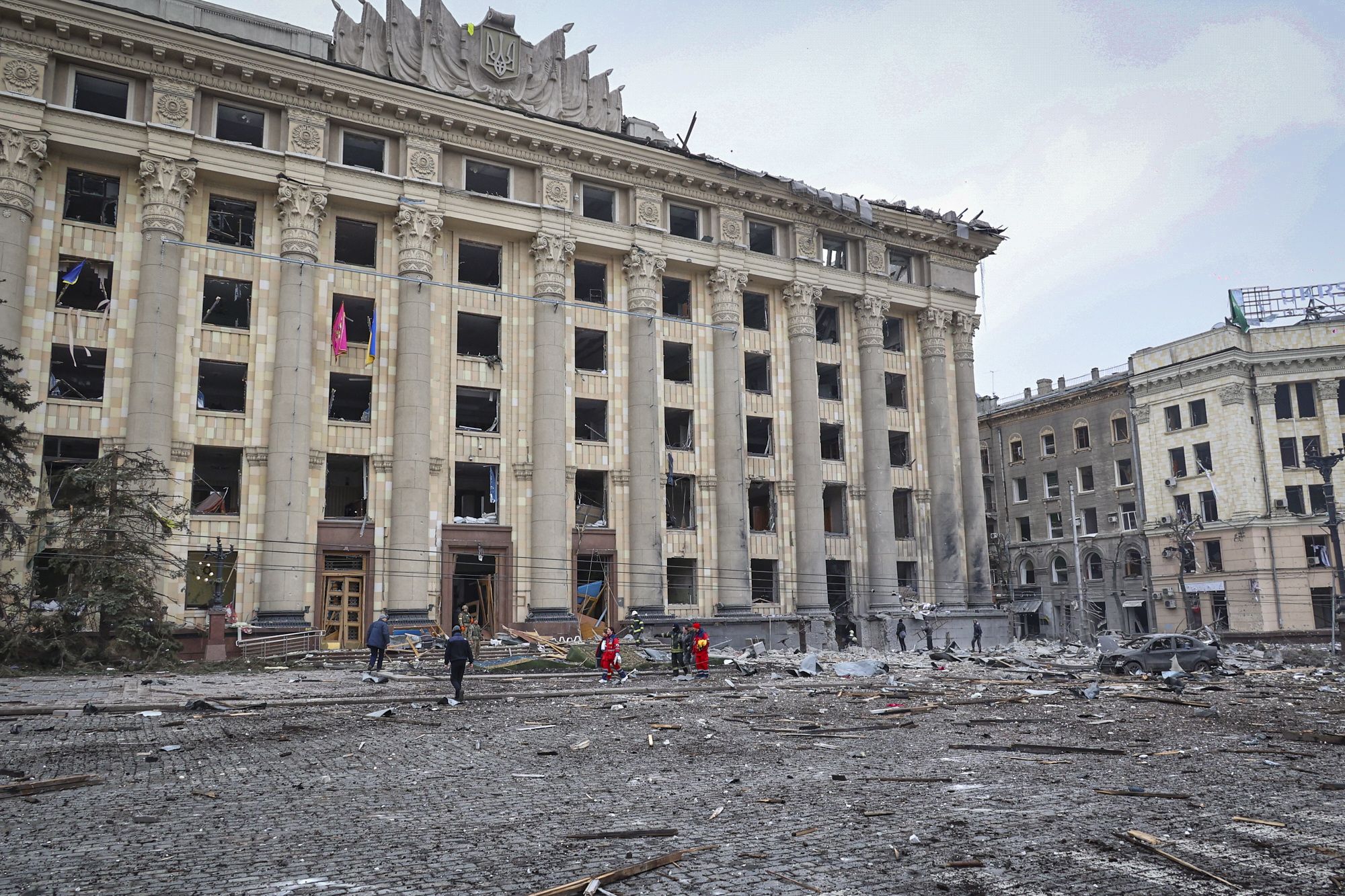Resultat dels bombardejos en Ucraïna / Sergey Kozlov