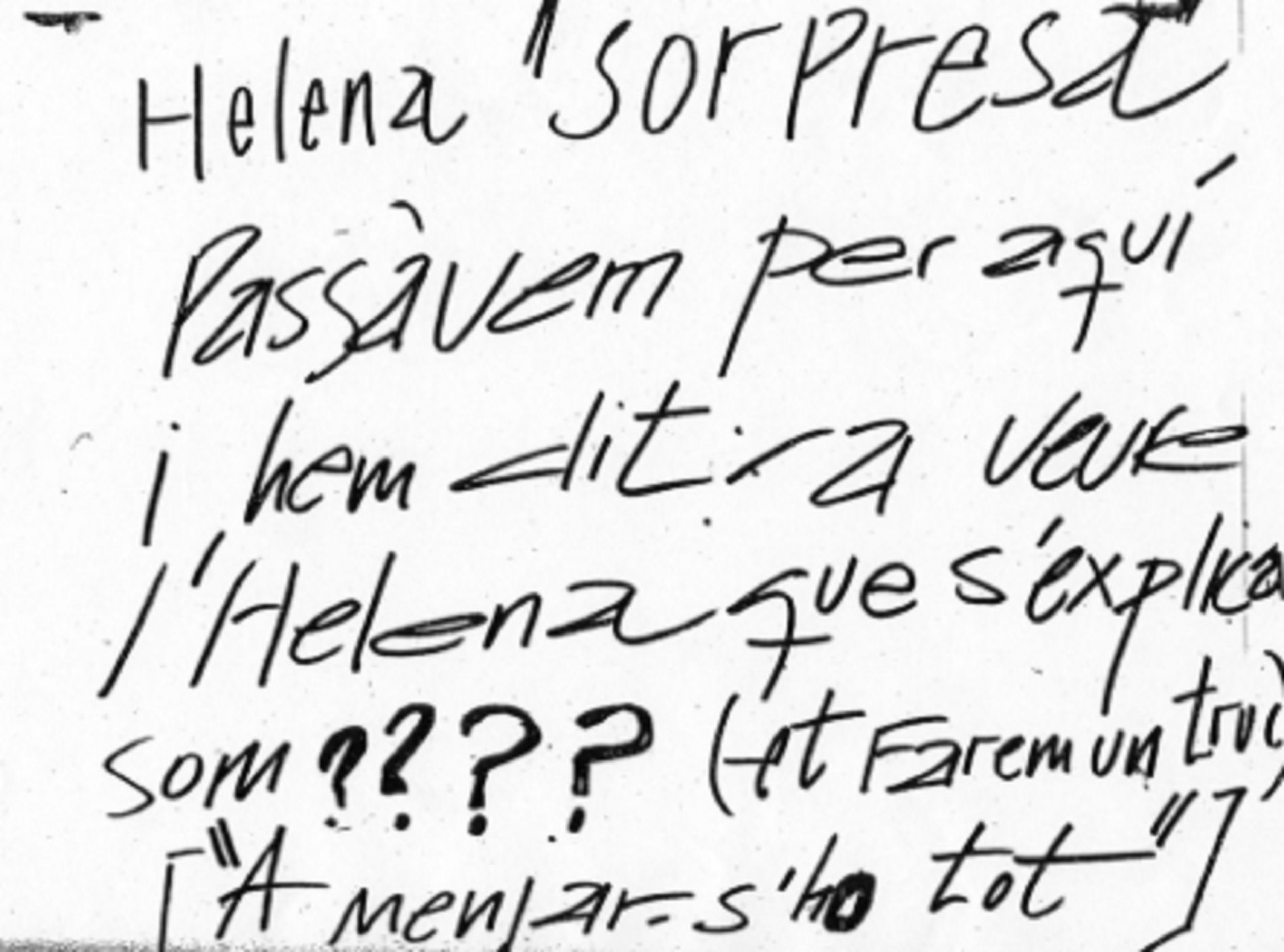 Cartas anonimas Helena Jubany / Archivo