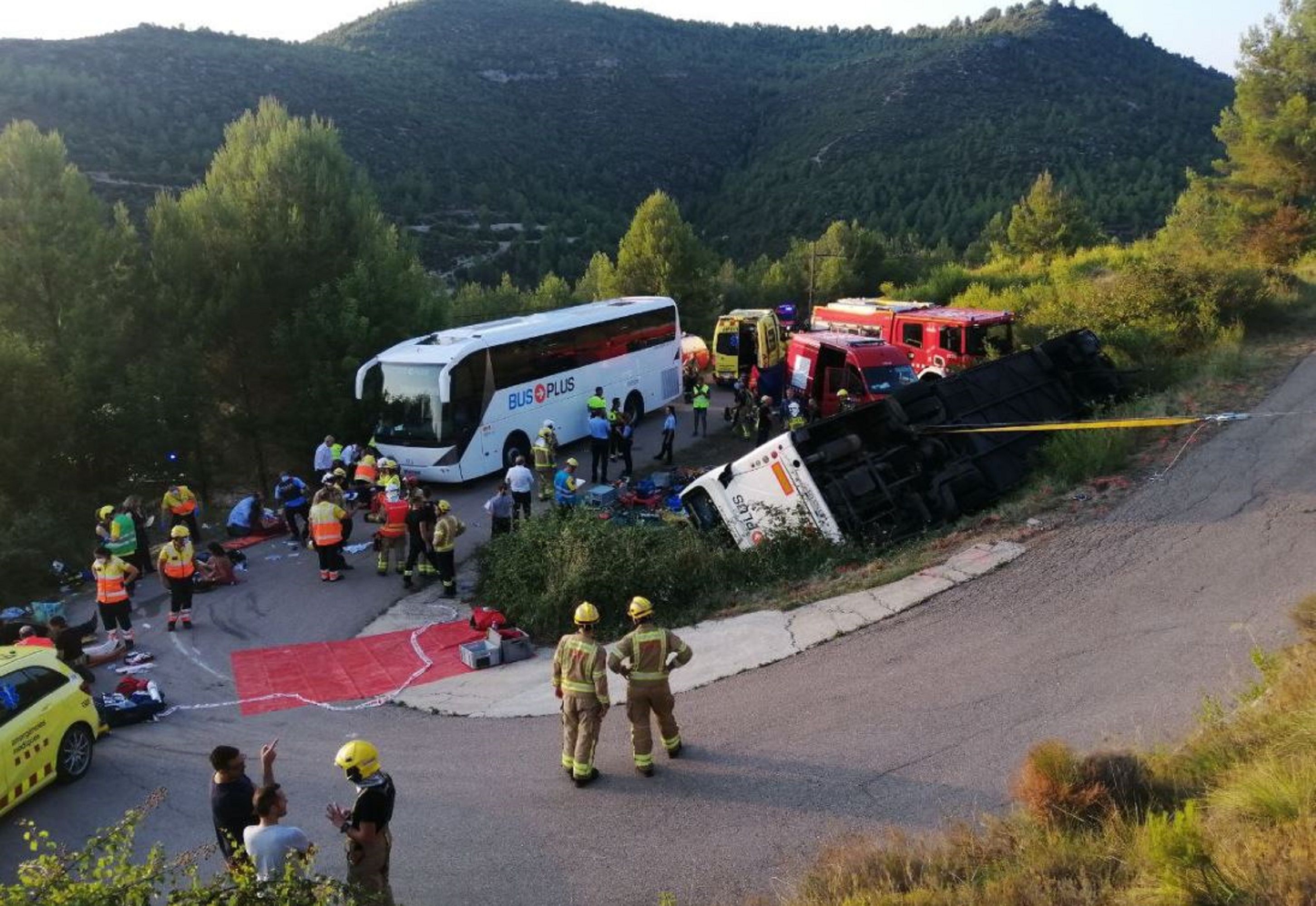 accident autobus rubio anoia 50 persones
